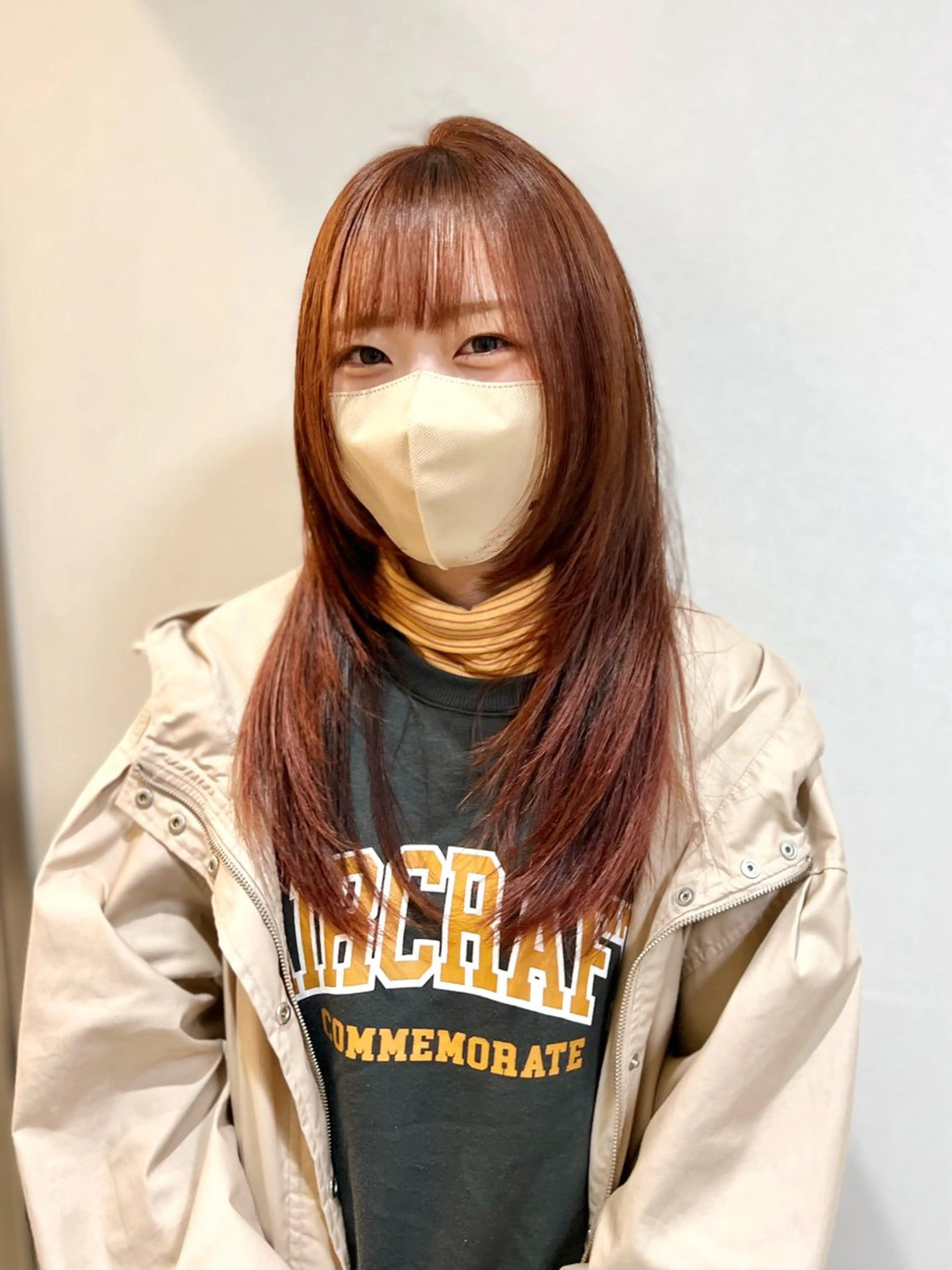 セミロング カット ヘアカラー トリートメント レイヤー・ウルフ🐺 小顔レイヤー松山直史のヘアスタイル