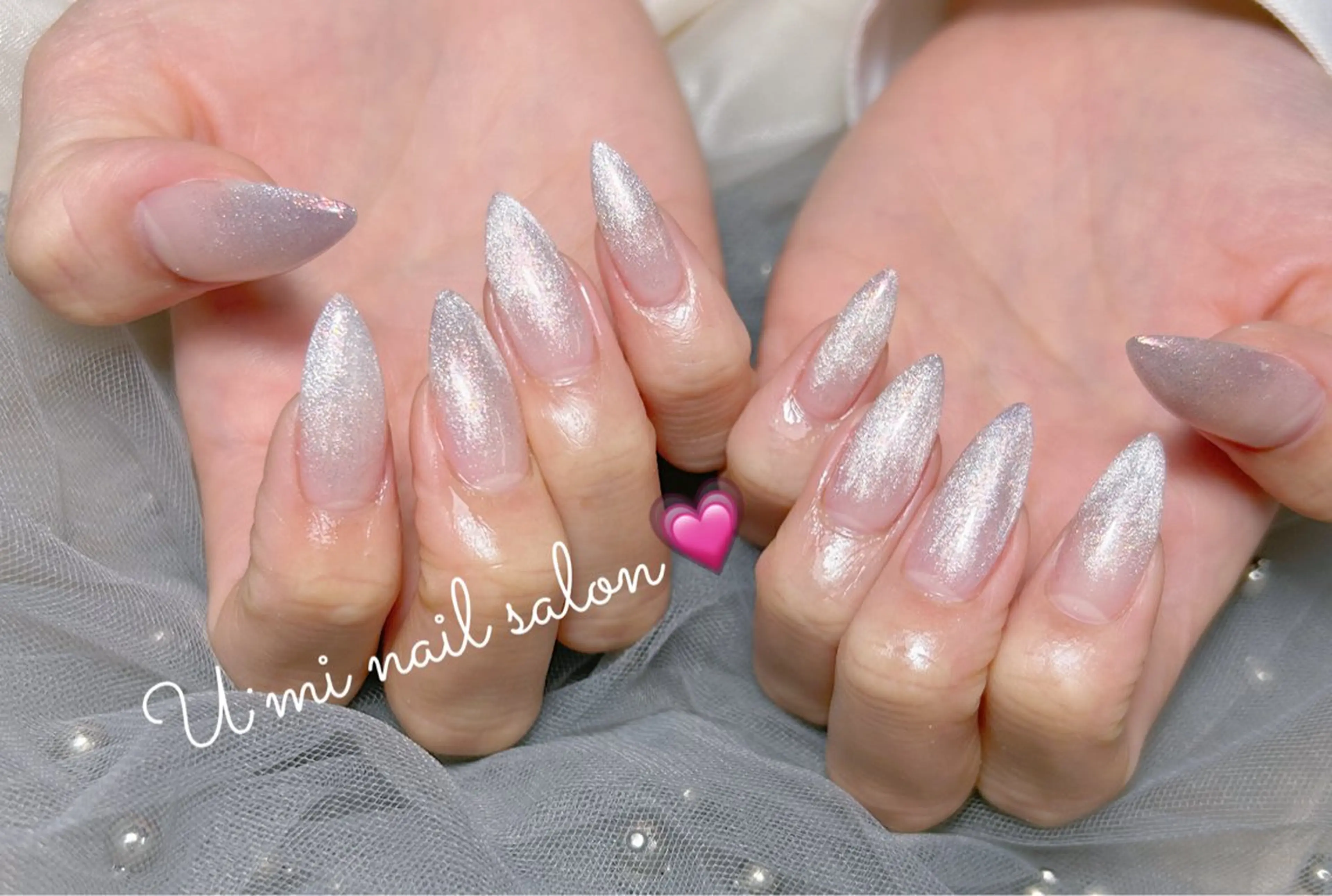 ネイル グラデーション マグネットネイル ハンドネイル U·Mi nail salon所属・U·Mi 上野御徒町容のネイルデザイン