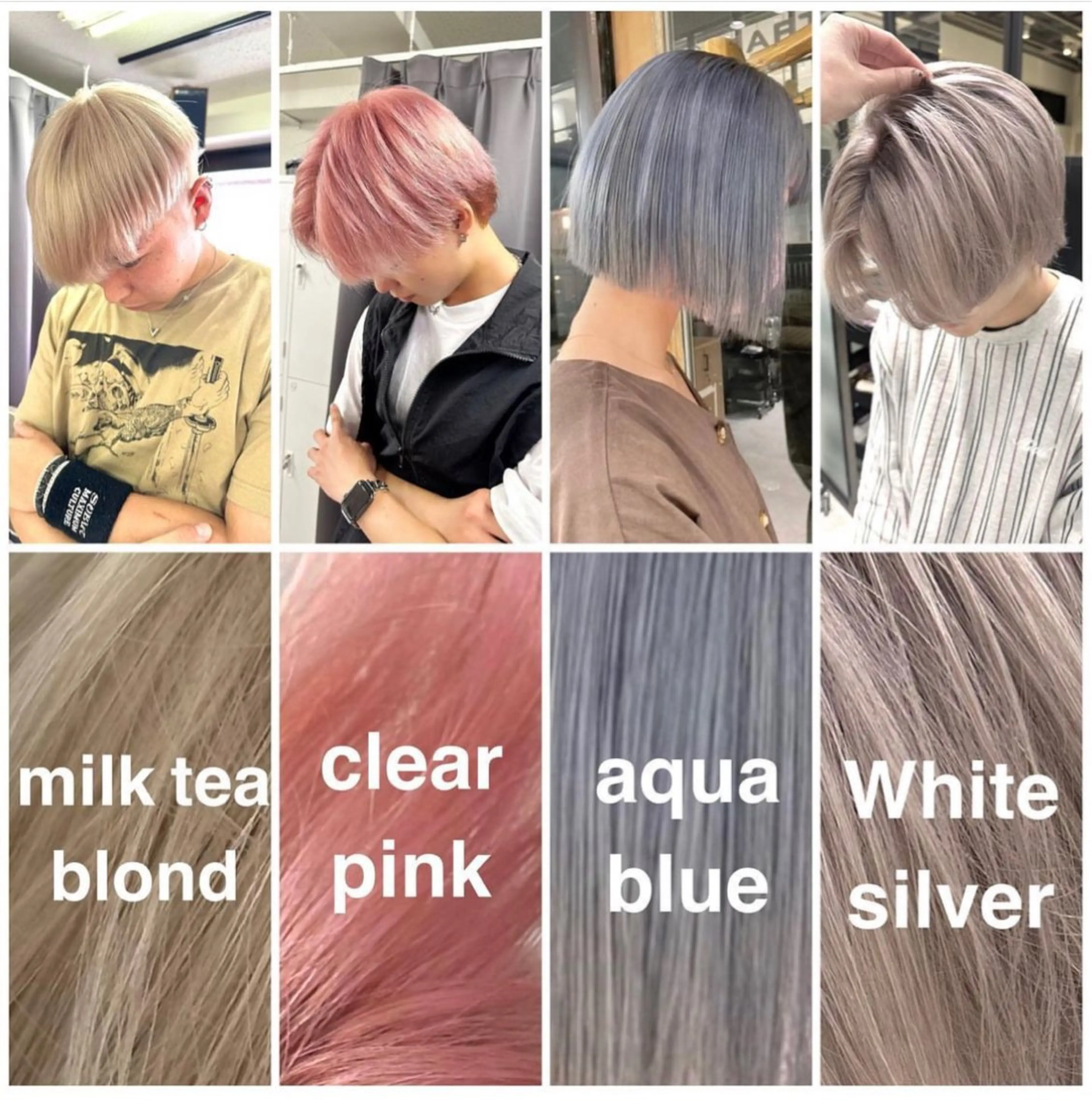 ショート カラー 透明感カラー ハイトーンカラー ハイトーン/ショート /akane🐰♥️のヘアスタイル