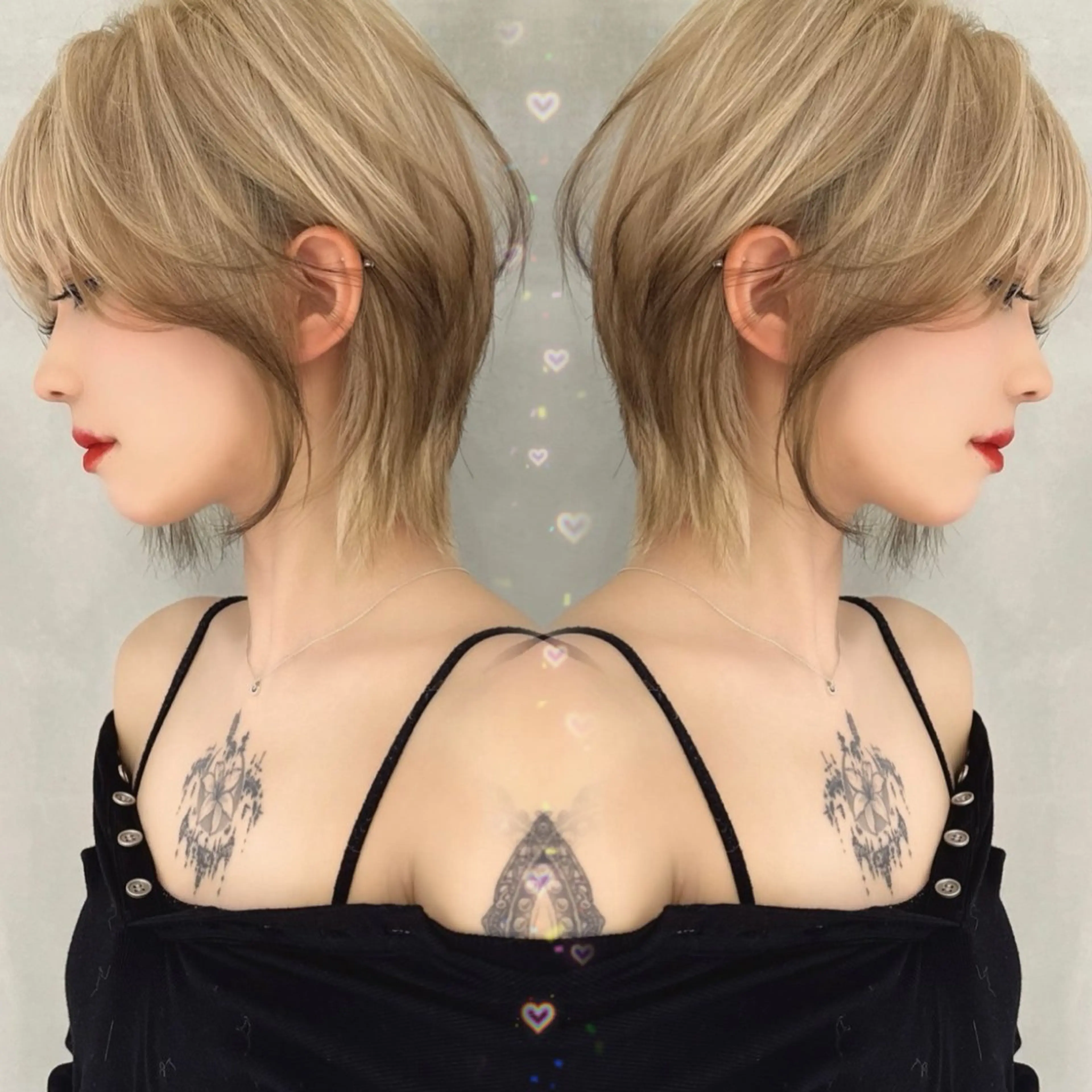 ショート カラー Ma cherie by Lond所属・ハイトーン/ ブリーチAikaのヘアスタイル