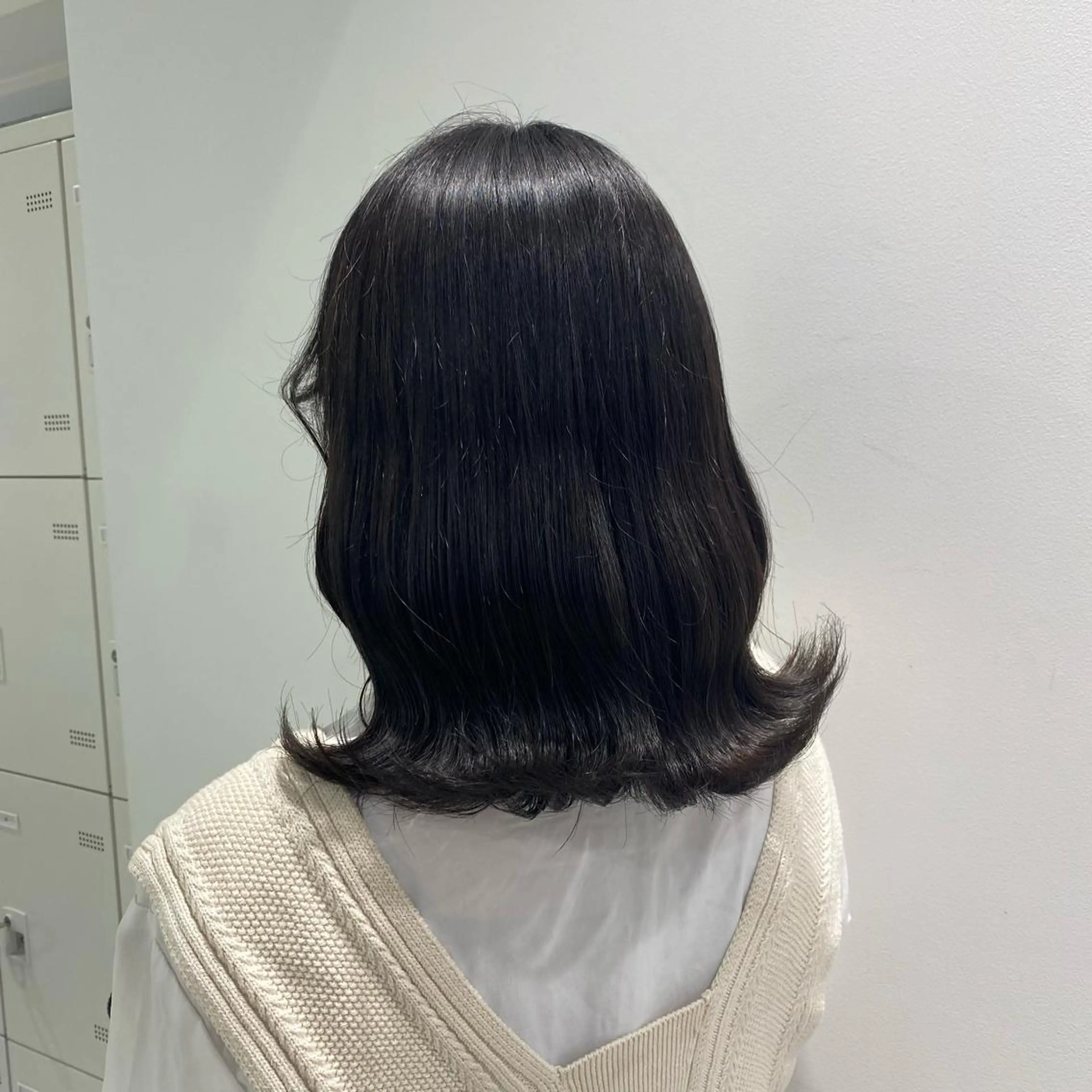 セミロング カラー パーマ ヘアアレンジ メンズ キッズ ネイル マツエク・マツパ ダークグレー Lumo所属・💖横浜ブリーチなし 💖MIHOのヘアスタイル