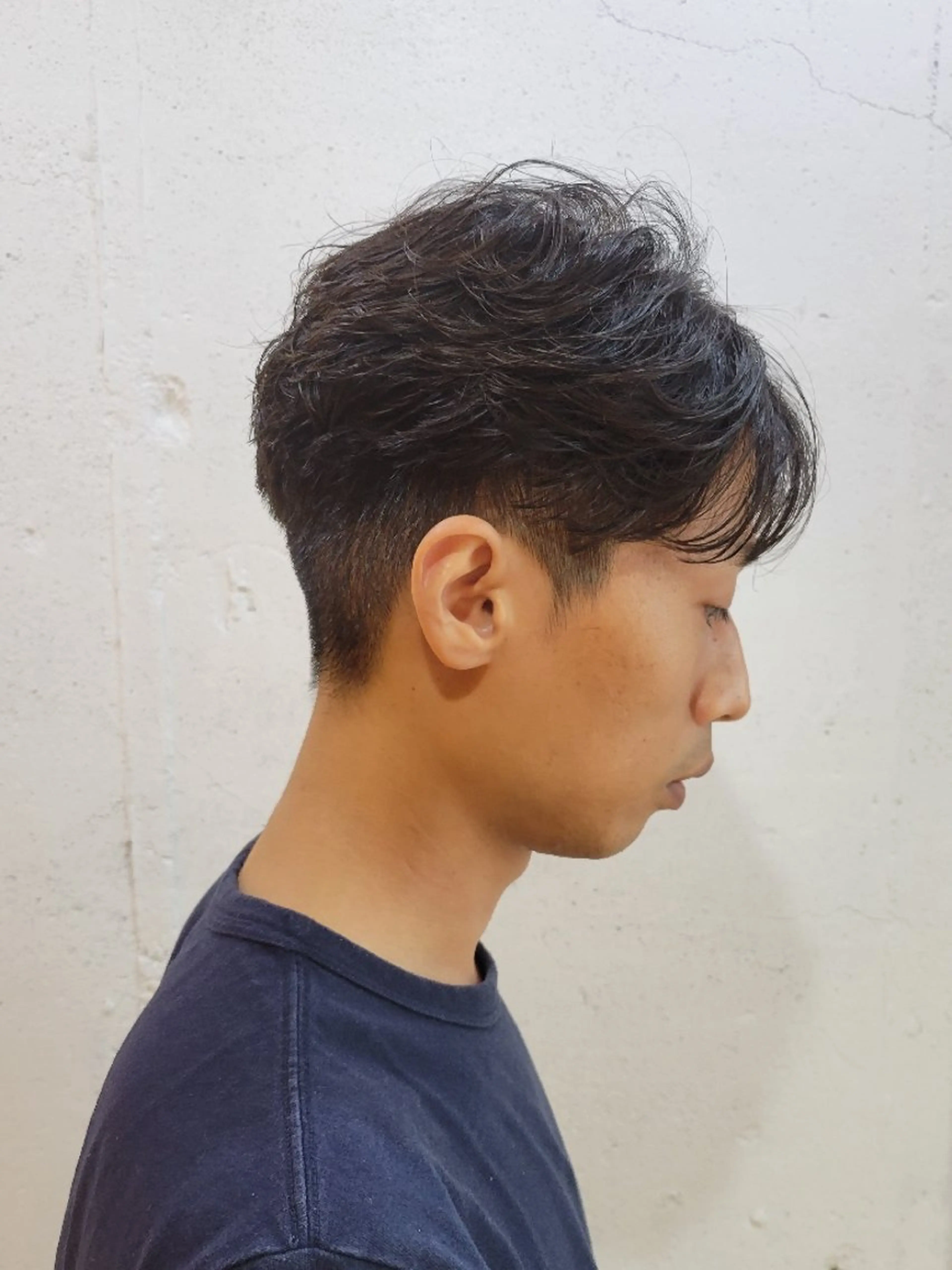 メンズ カット Ayu🐾 ブリーチ無しカラーのヘアスタイル