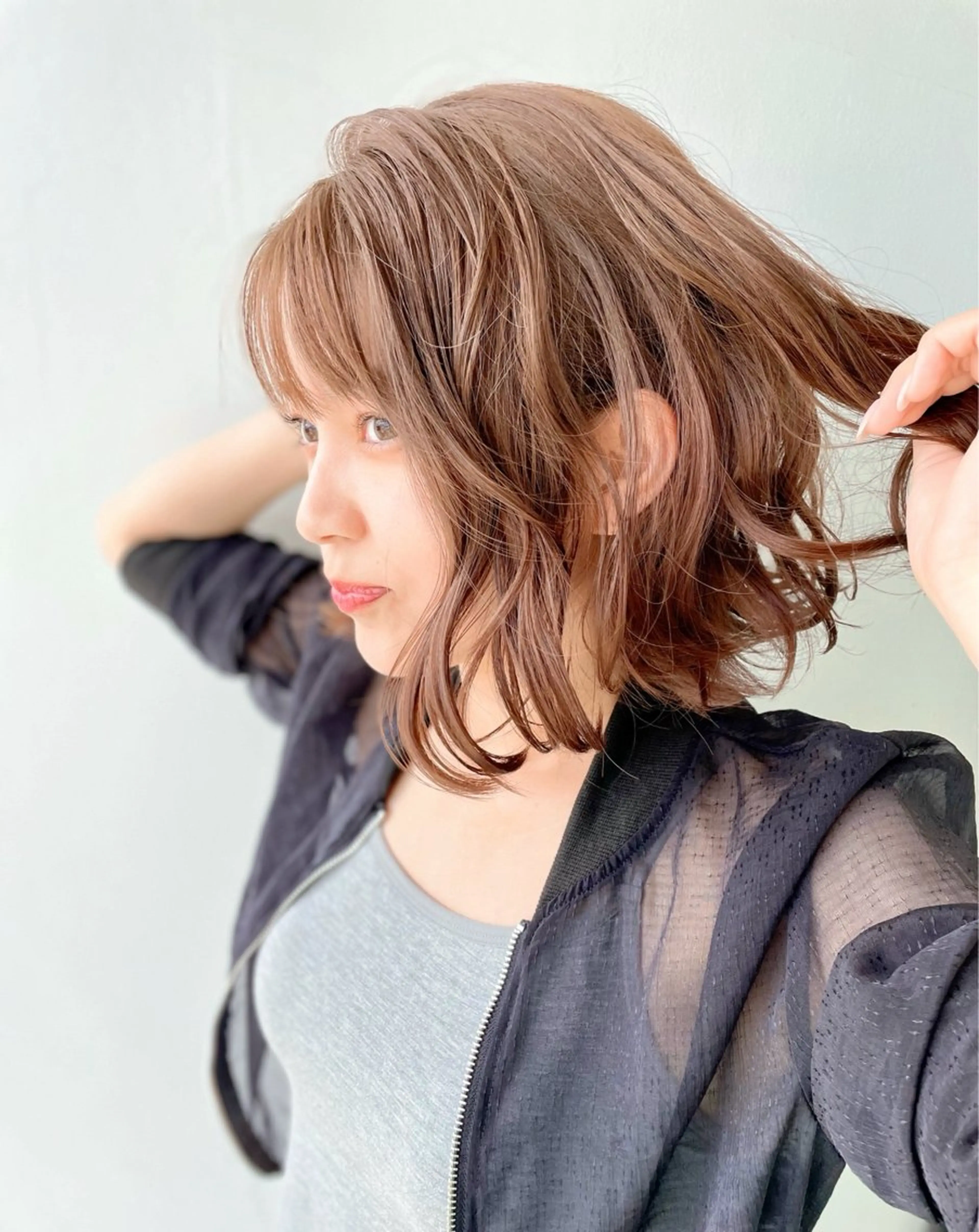 ミディアム ase.糸島店所属・ase.糸島店 MAIのヘアスタイル