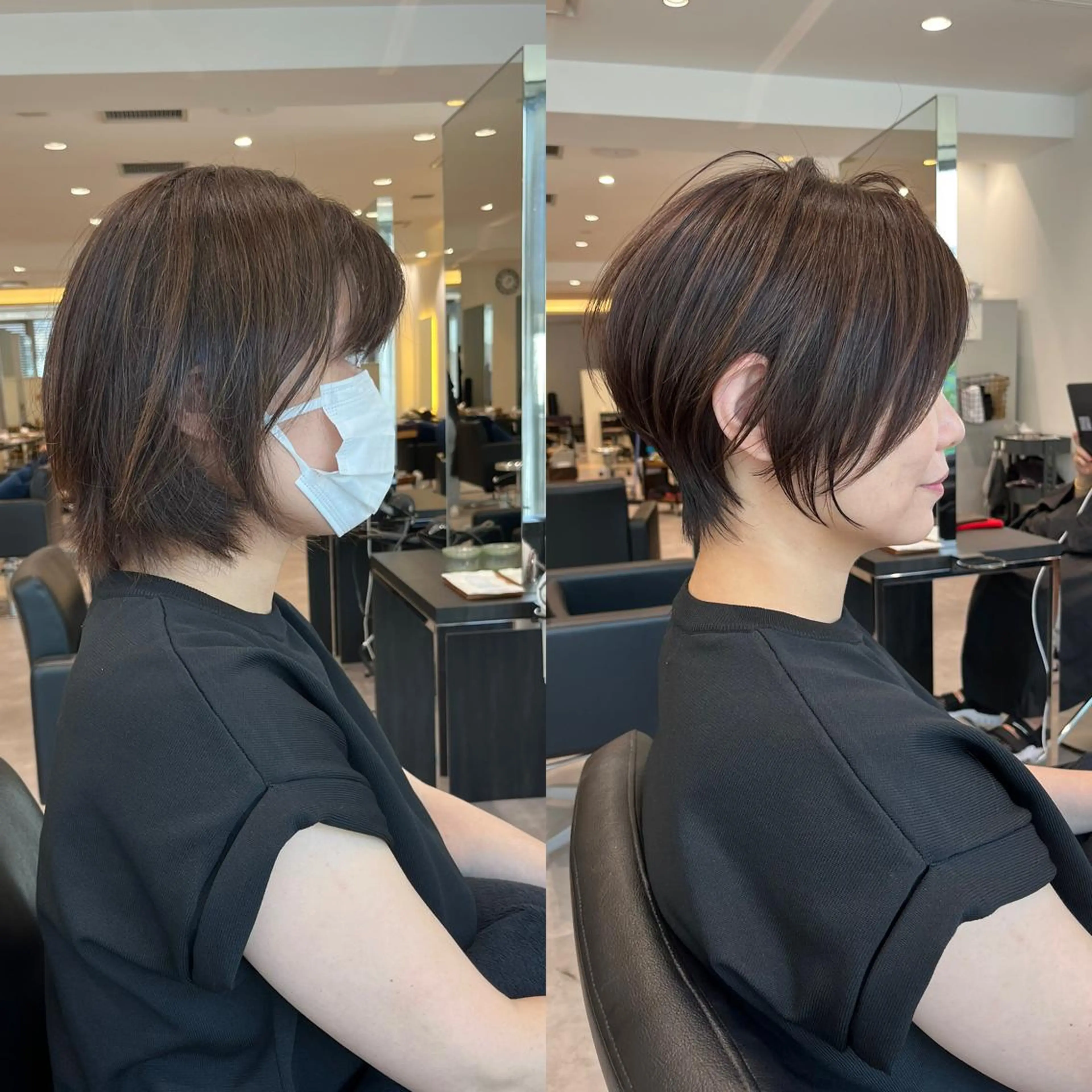 ショート カット ヘアカラー &STORIES所属・襟足でお悩みの方✂︎ くびれ職人ハシモトのヘアスタイル