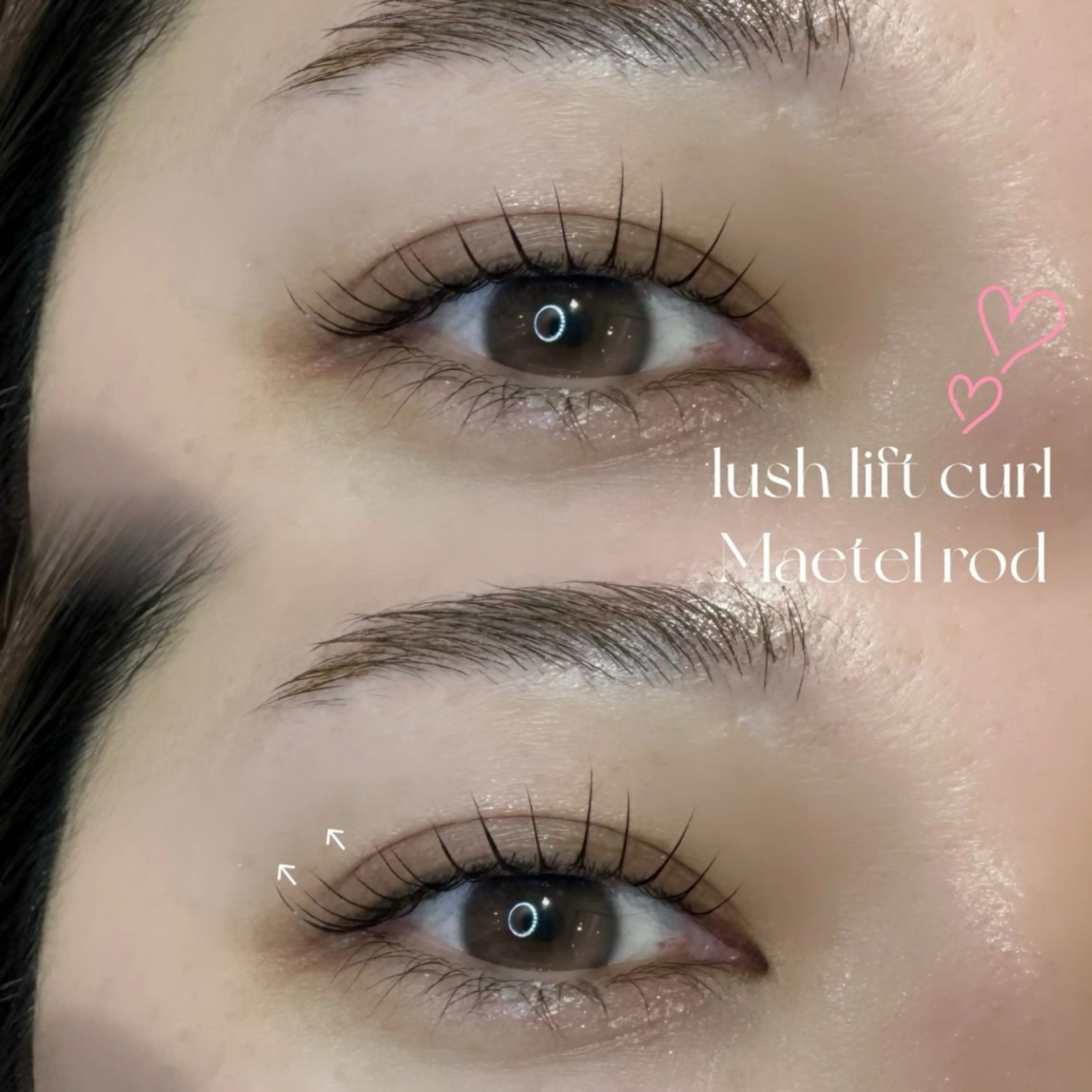 マツエク・マツパ 韓国風マツエク まつげパーマ 一重×まつ毛パーマ nya-meluxe 杵渕彩希のマツエク・マツパデザイン