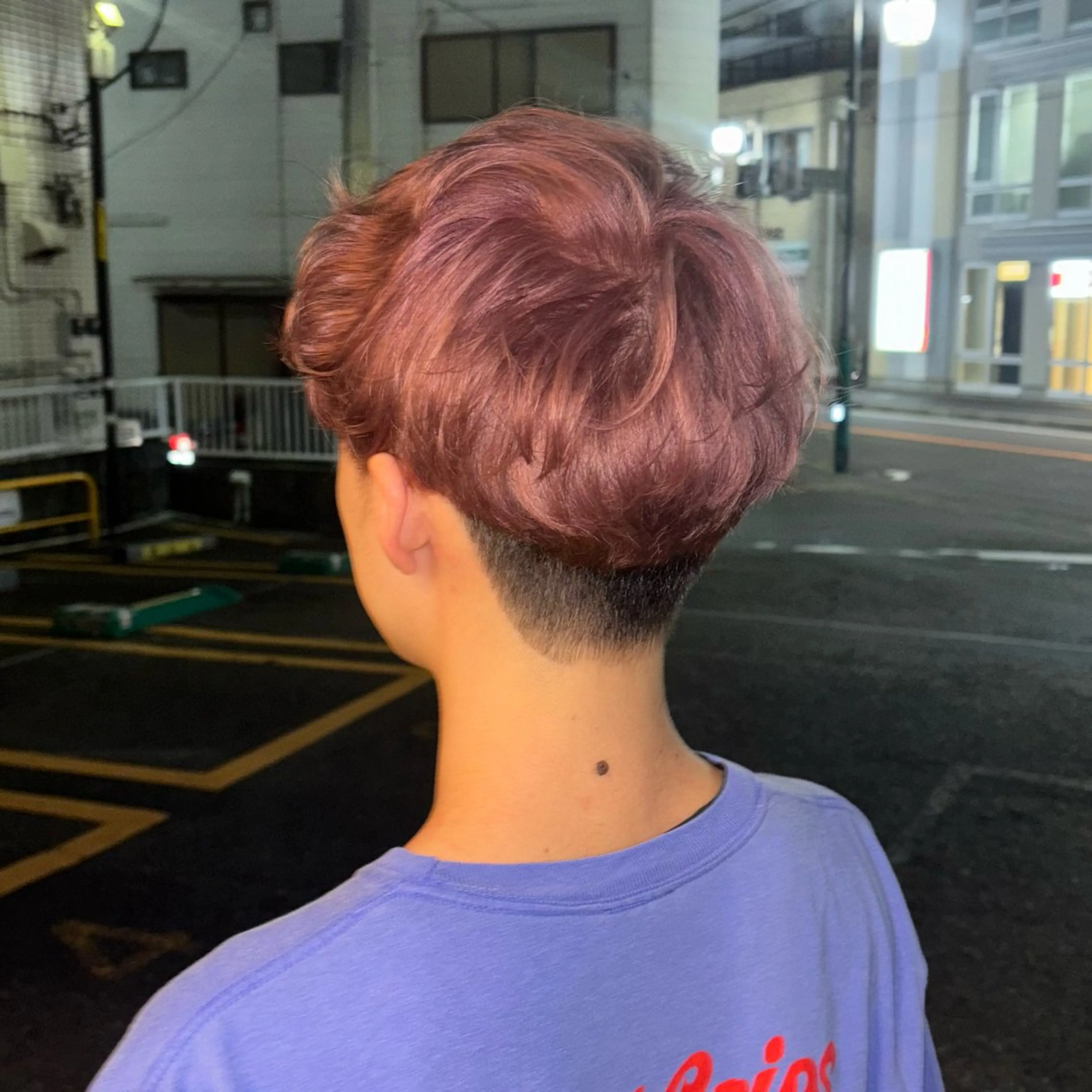 ショート ヘアカラー 🎀ハイトーン/ 艶カラー/夕月🎀のヘアスタイル