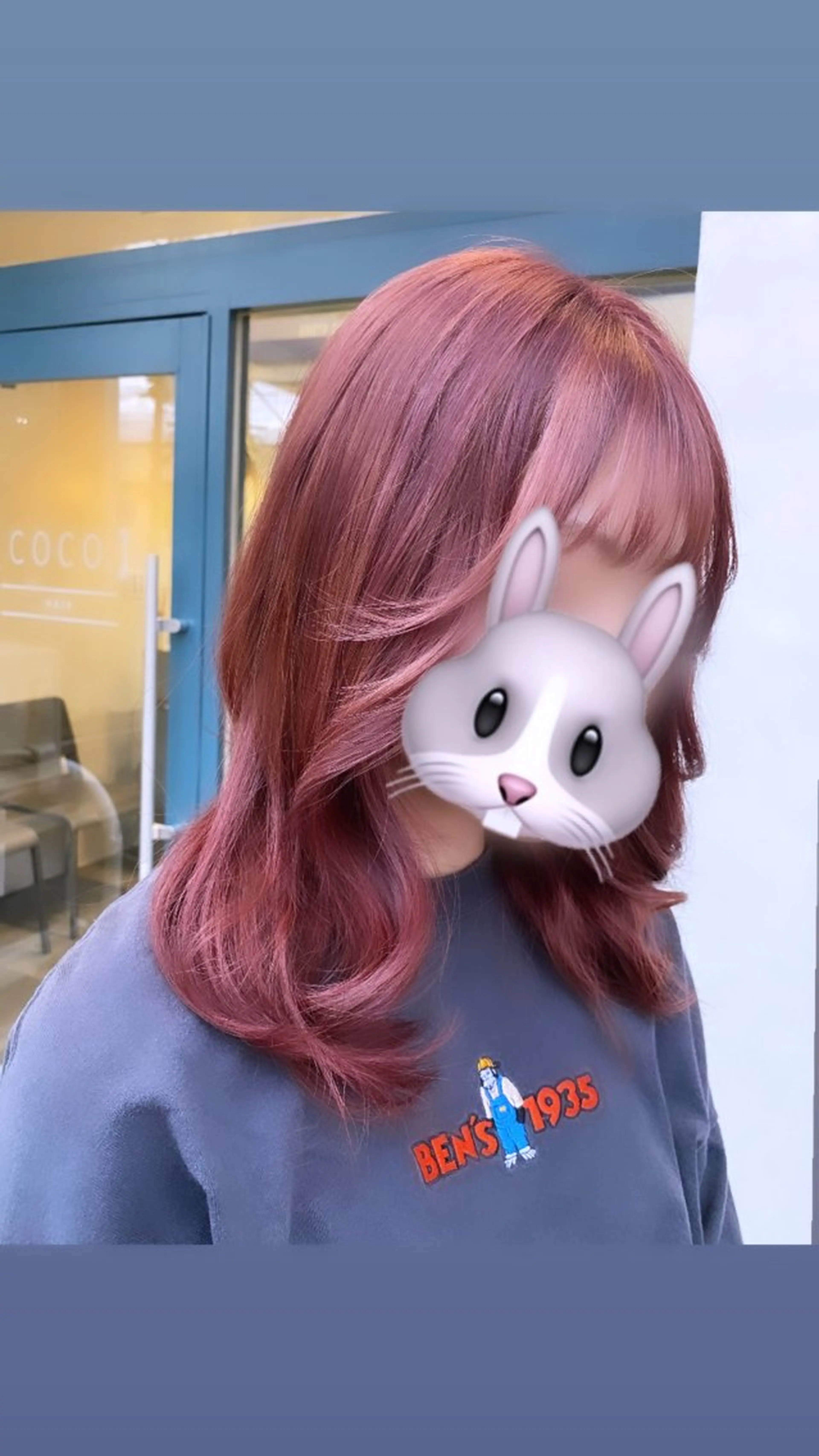 ミディアム 【coco.】hair所属・カジカワサキ/髪質 改善/クロスパーマのヘアスタイル