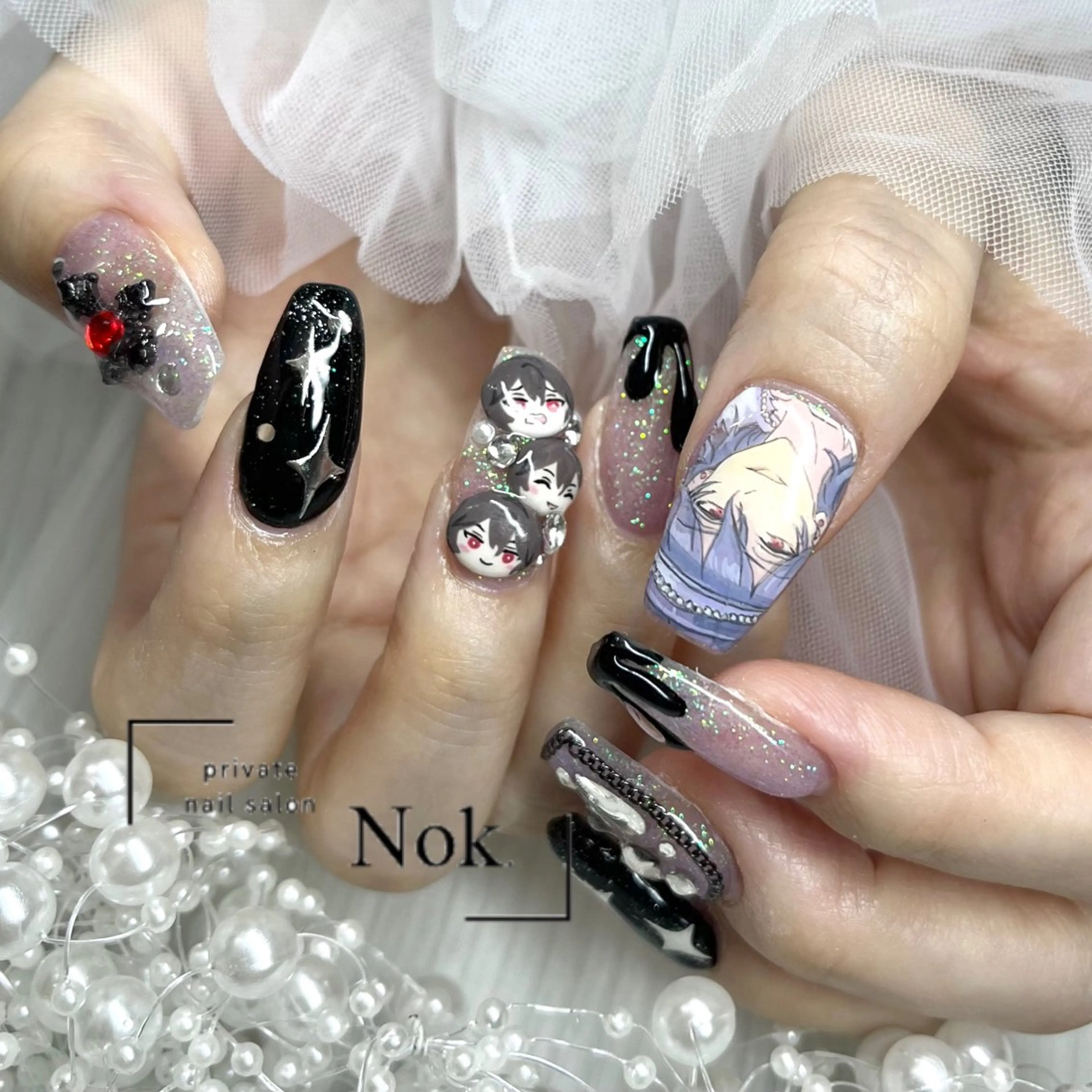 ネイル ハンドネイル 池袋痛ネイル Nok. 渡辺のネイルデザイン