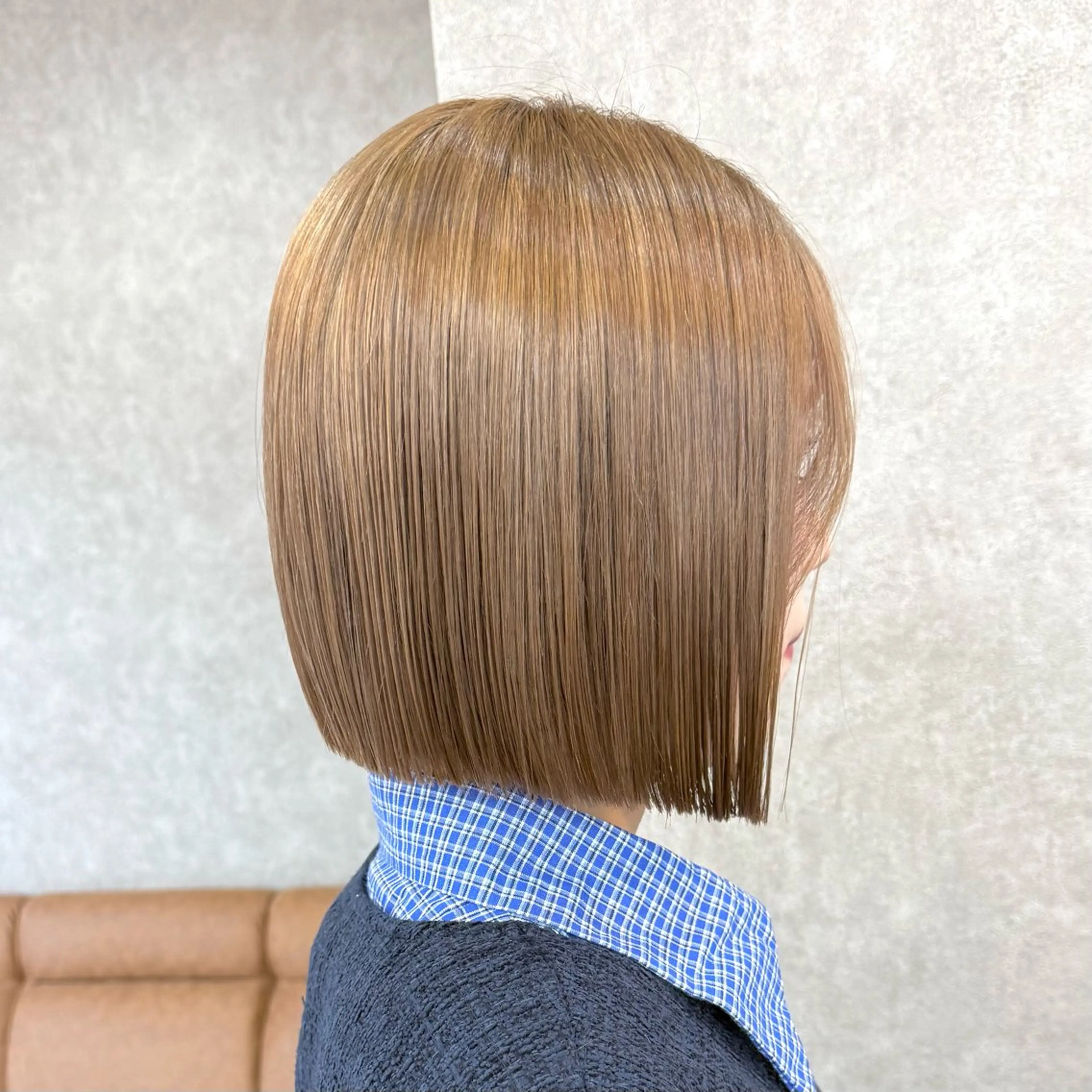 ミディアム ヘアカラー トリートメント 似合わせボブ🎀🫧 千葉 優希のヘアスタイル