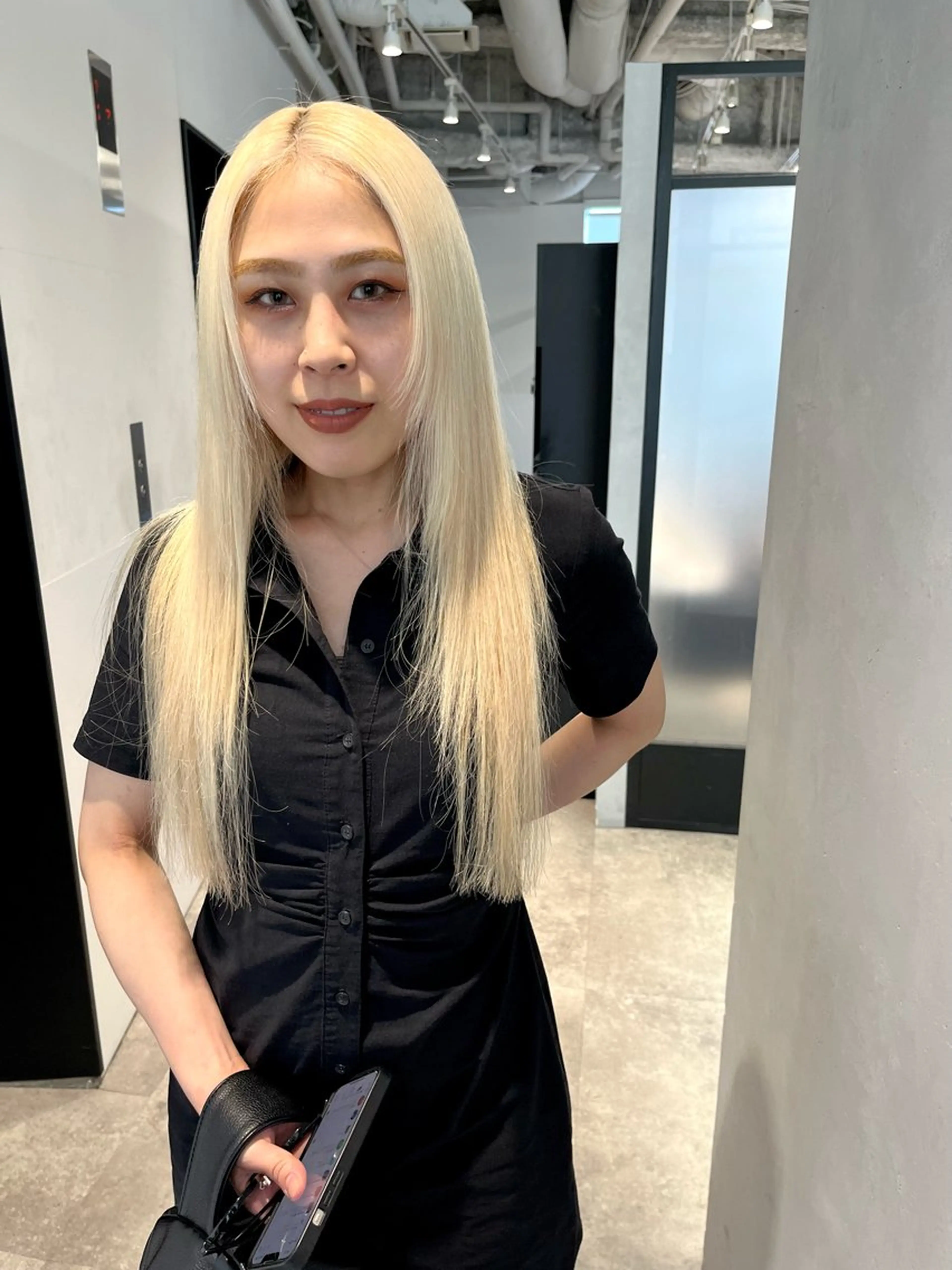 ロング カラー ヘアアレンジ ヘアカラー トリートメント ヘッドスパ ヘアセット ハイトーン/美髪矯正 🍃大江拓実のヘアスタイル