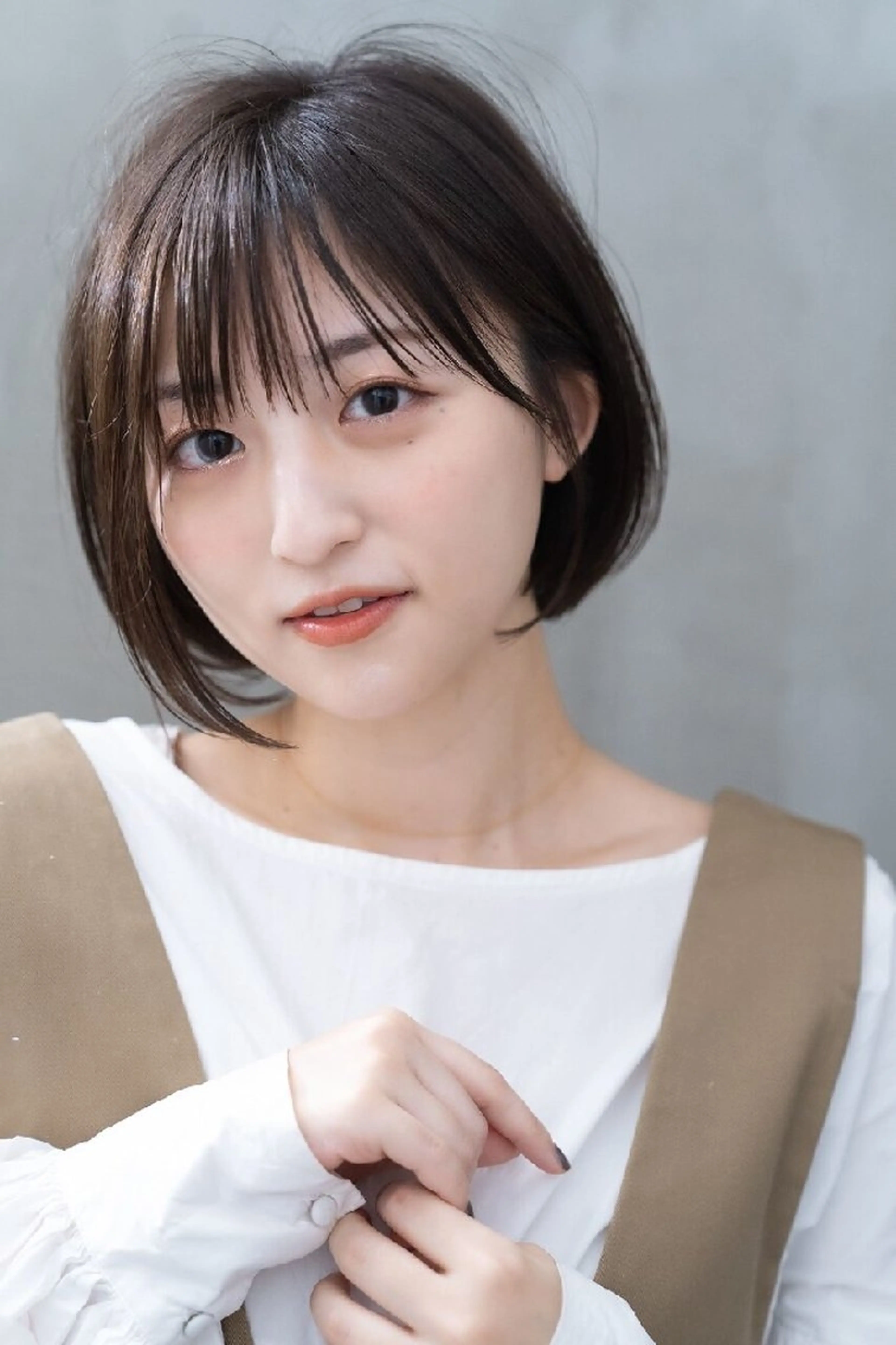 ミディアム カット ヘアカラー トリートメント 深夜まで営業中‼️ レム髪質改善のヘアスタイル