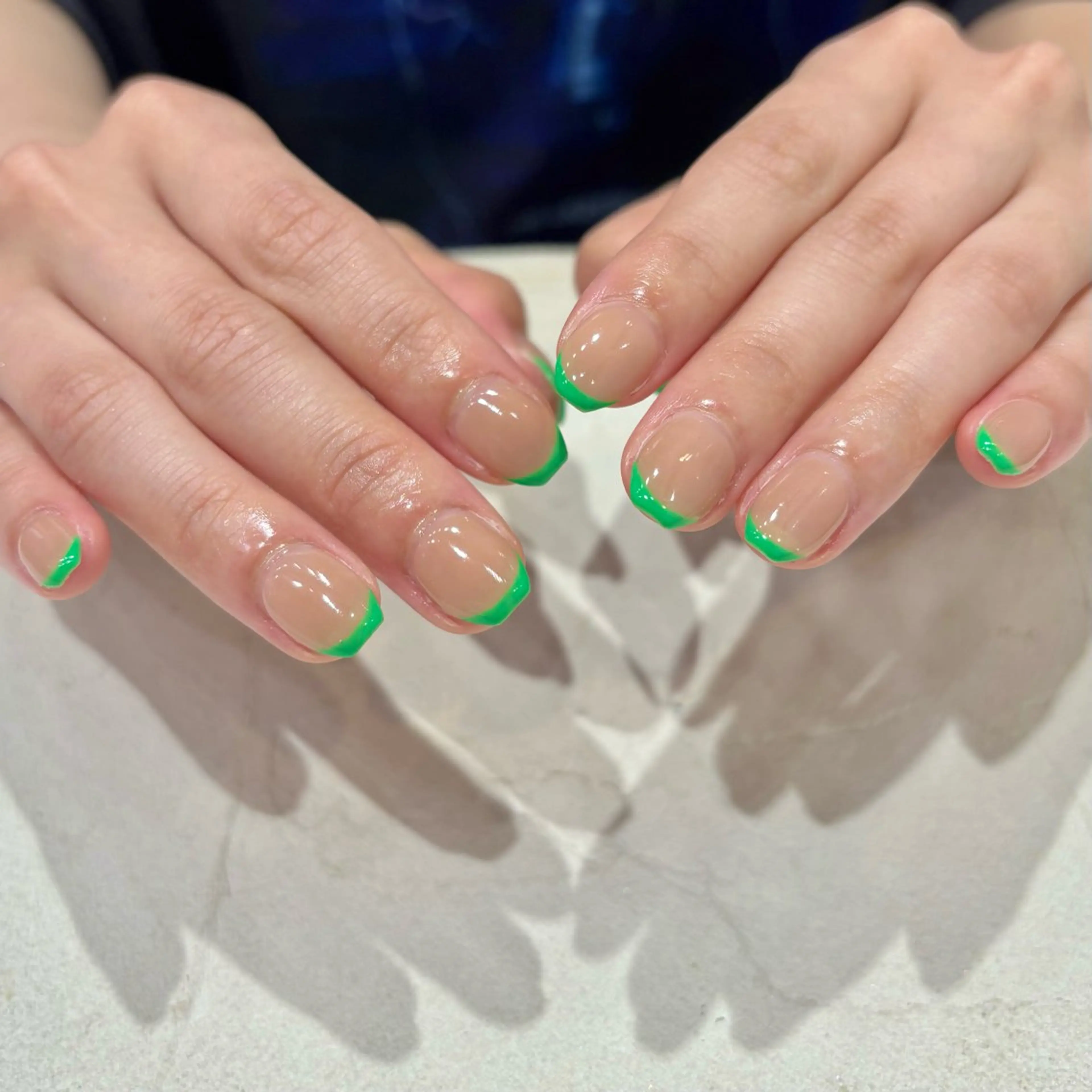 【オフあり】ハンド💅フレンチネイル［パラジェル変更可/センター南］の写真