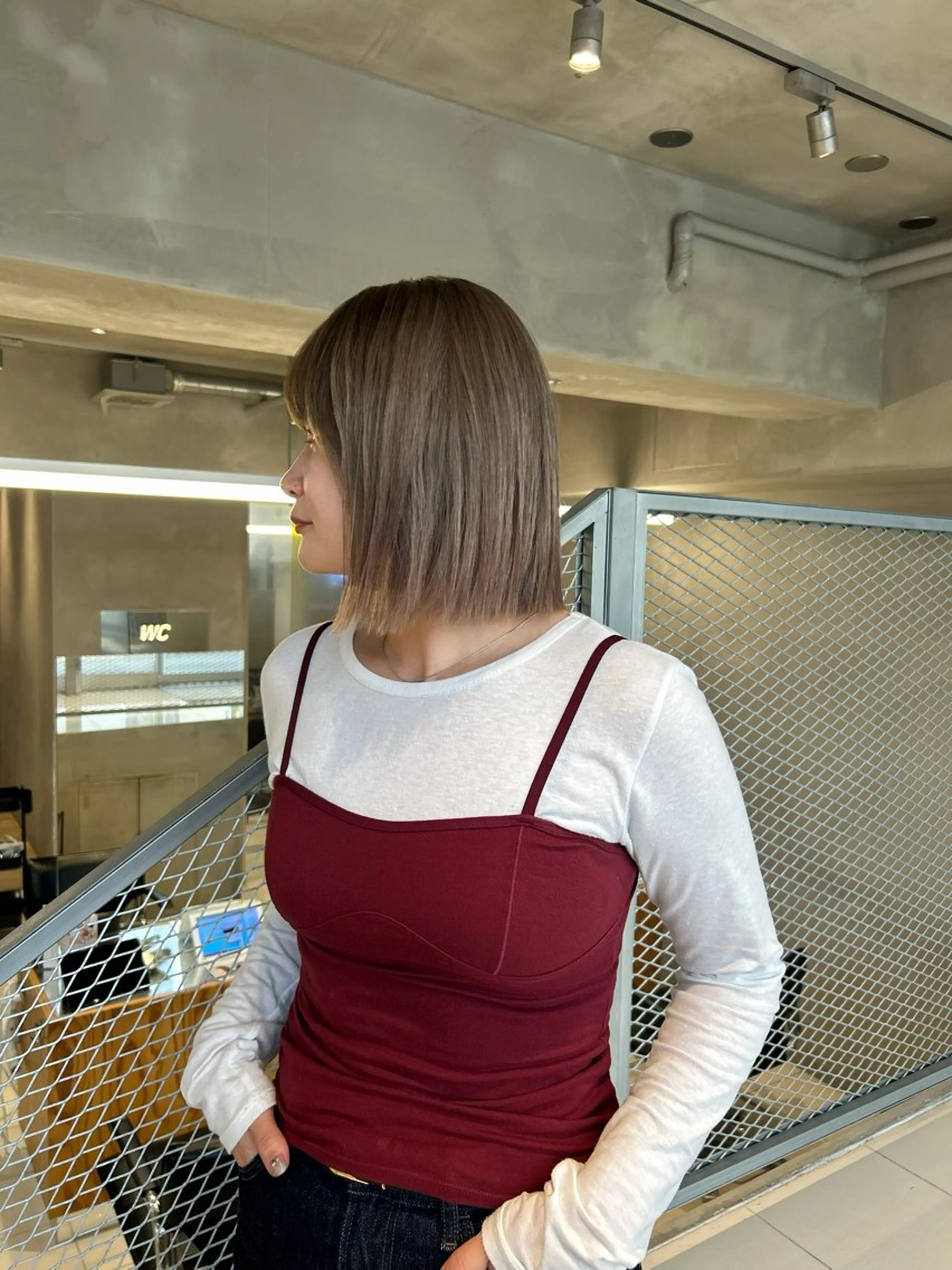 ミディアム カラー bob/ aoiのヘアスタイル