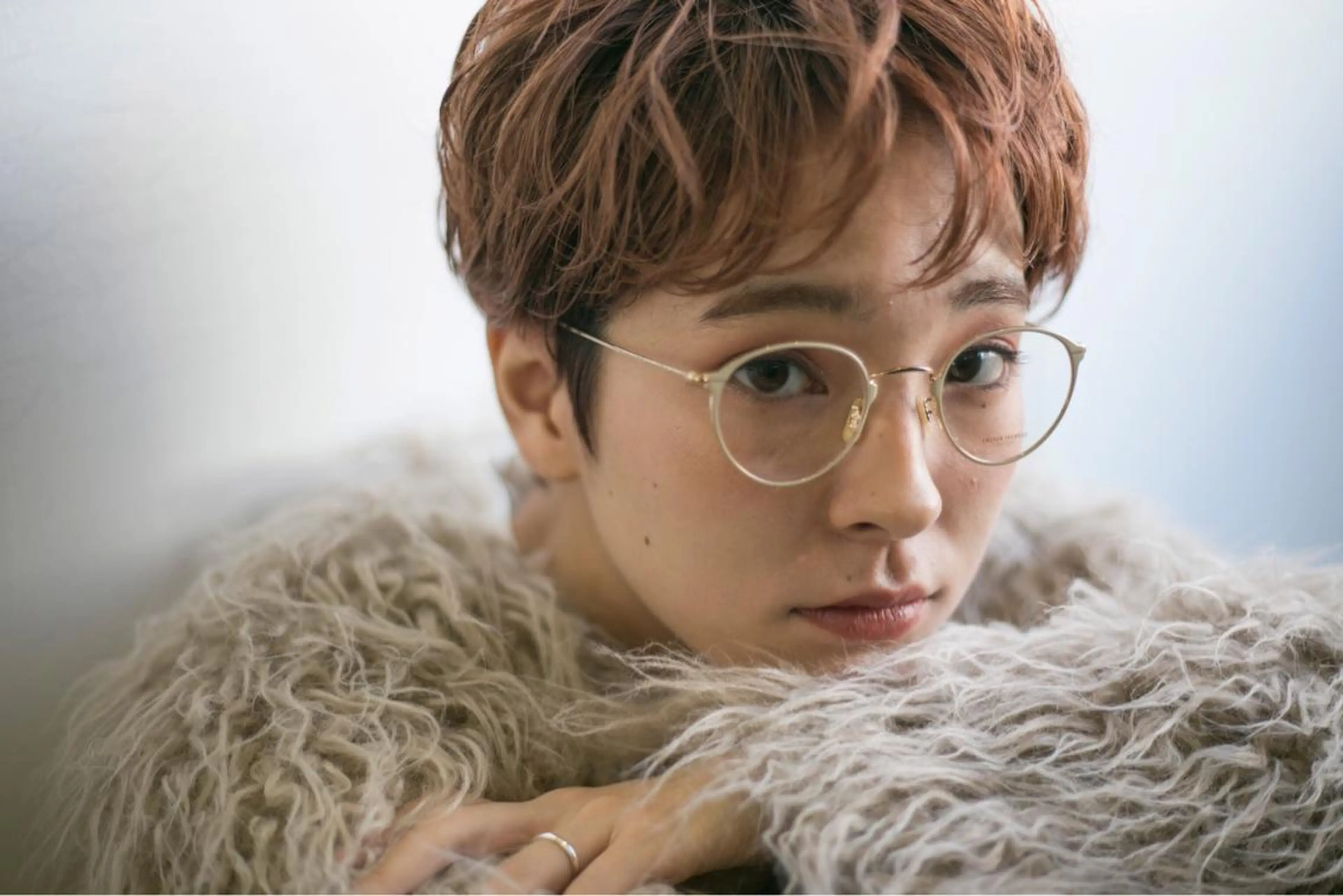 パーマ pole/apartment所属・💓パーマ，💗 レイヤーカットのヘアスタイル