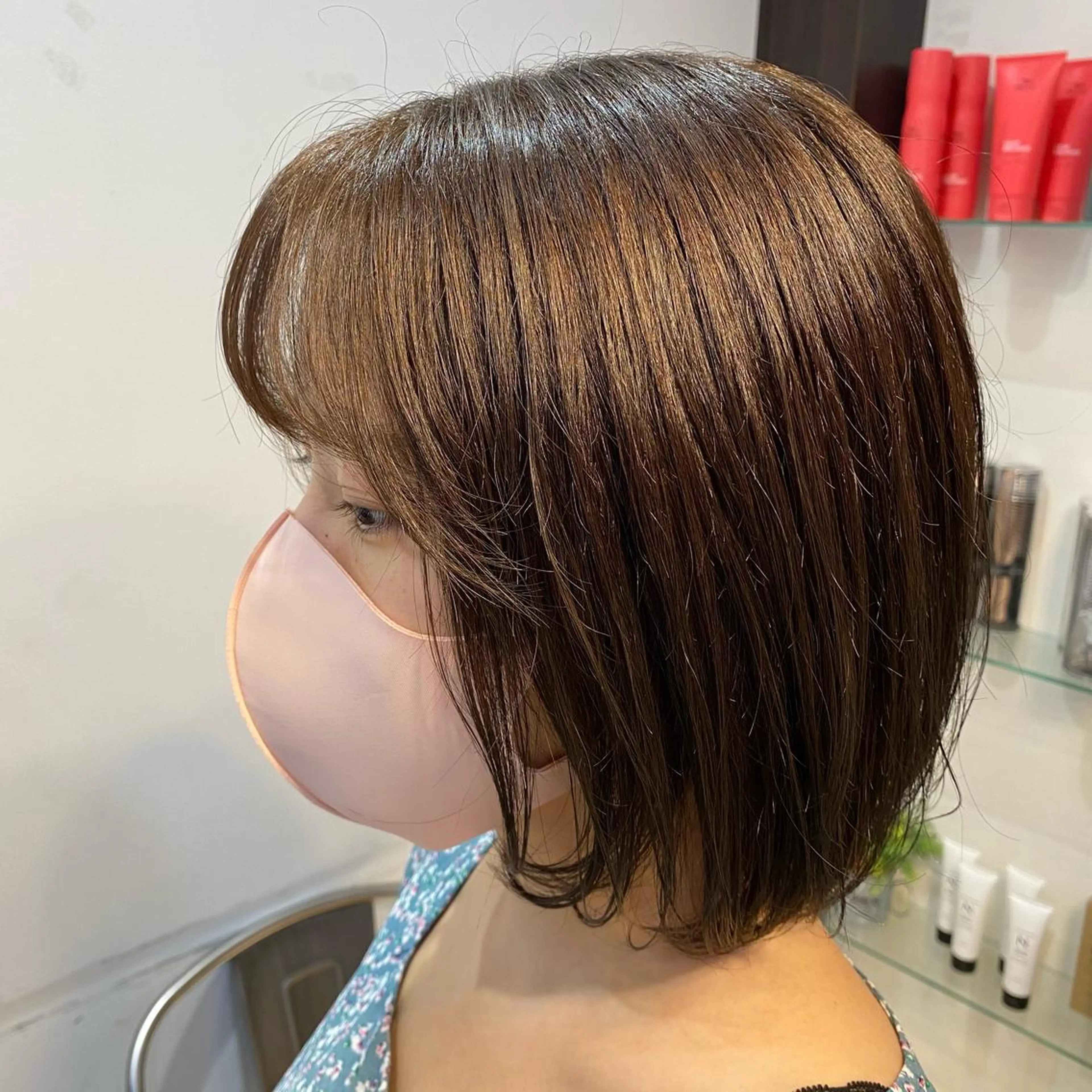 ショート カラー カット ヘアカラー トリートメント 酸スト/フェザー パーマ/三谷海斗のヘアスタイル