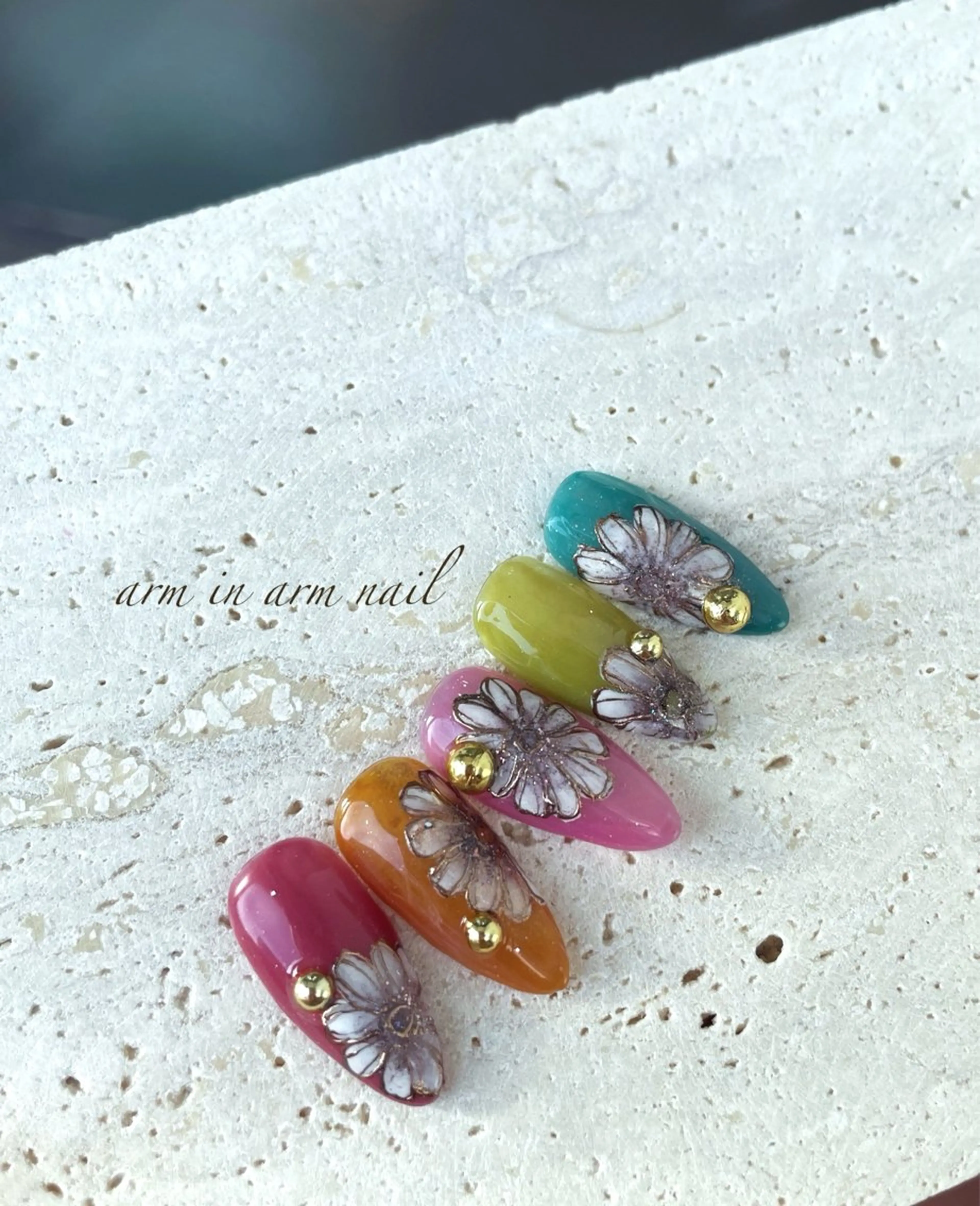 ネイル arm in arm ︎✿Yamamotoのマツエク・マツパデザイン