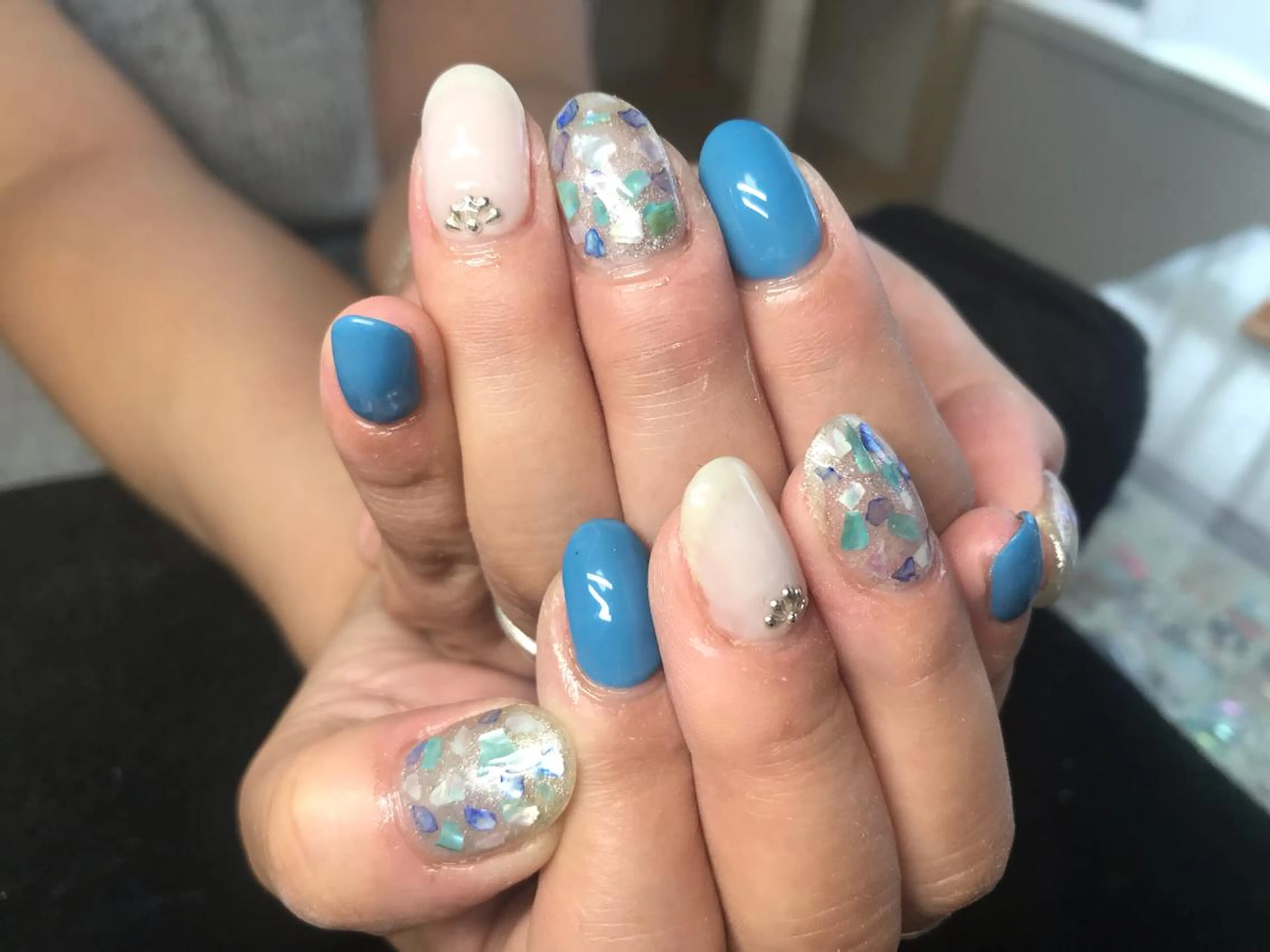 ネイル ハンドネイル Mana‪ ‪·͜· ❤︎‬のネイルデザイン