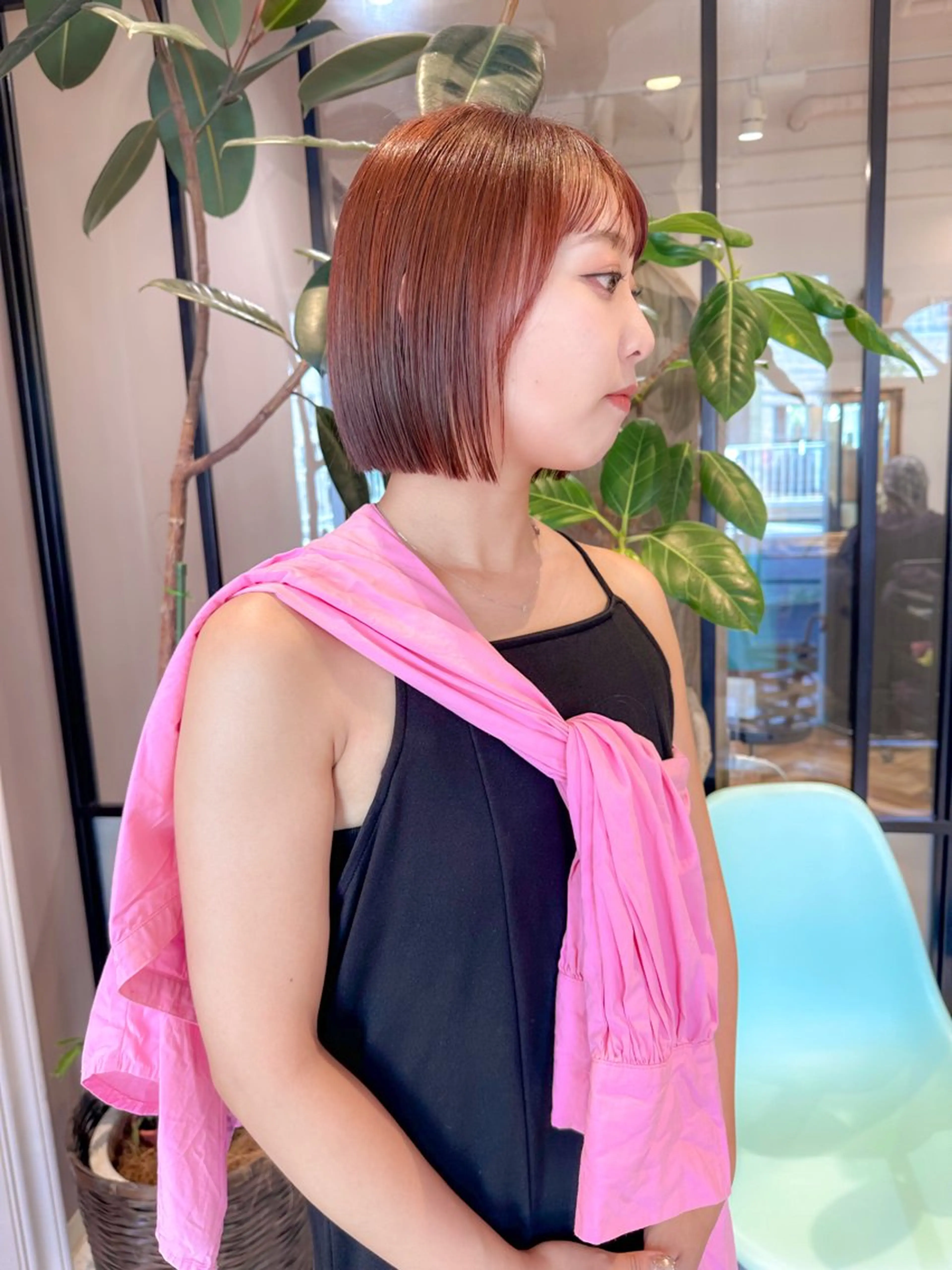 ショート カット ヘアカラー トリートメント レイヤー🇰🇷 韓国ヘア💕トモミのヘアスタイル