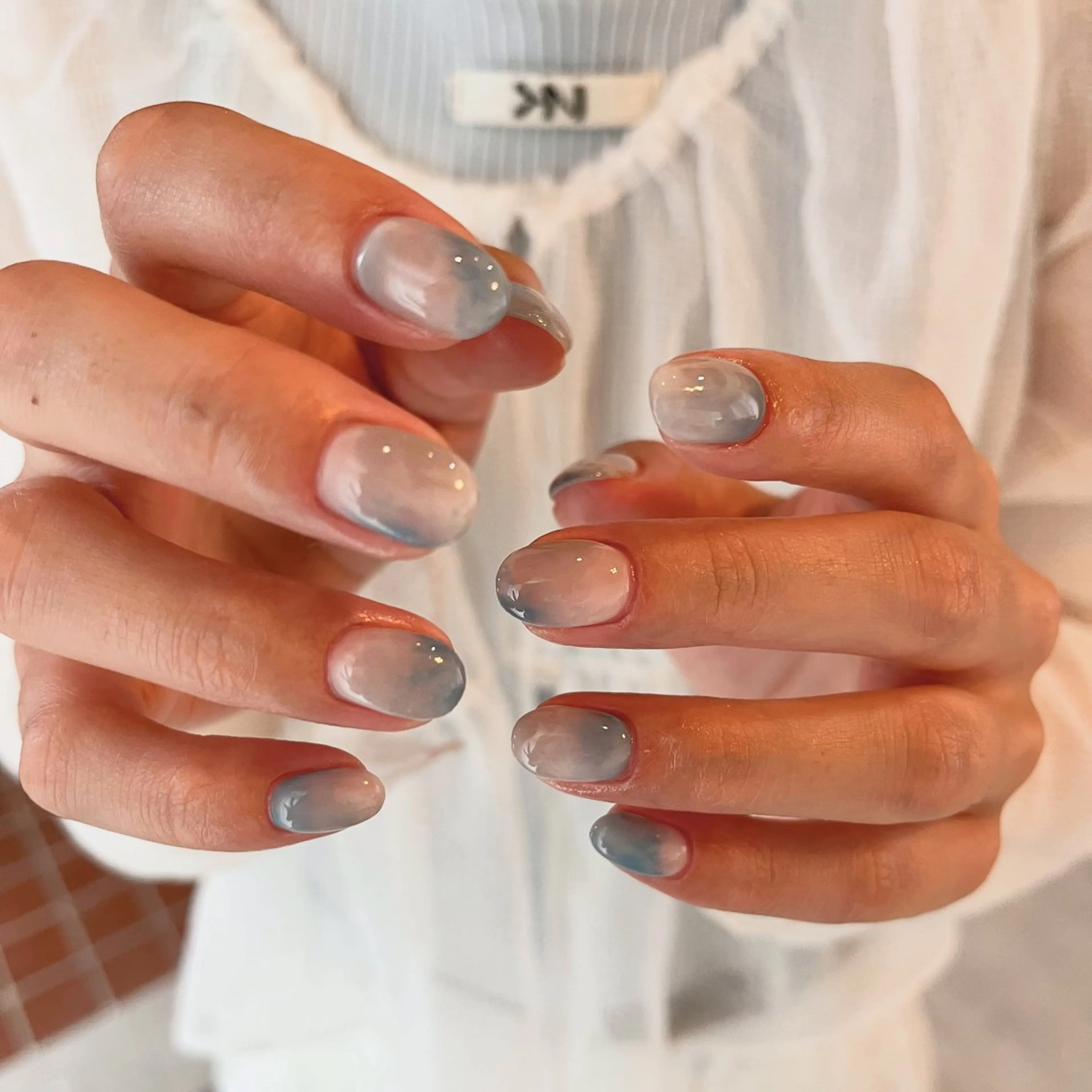 ネイル 大理石ネイル(マーブル) aiu  ｱｲﾕｰ ちひろのネイルデザイン