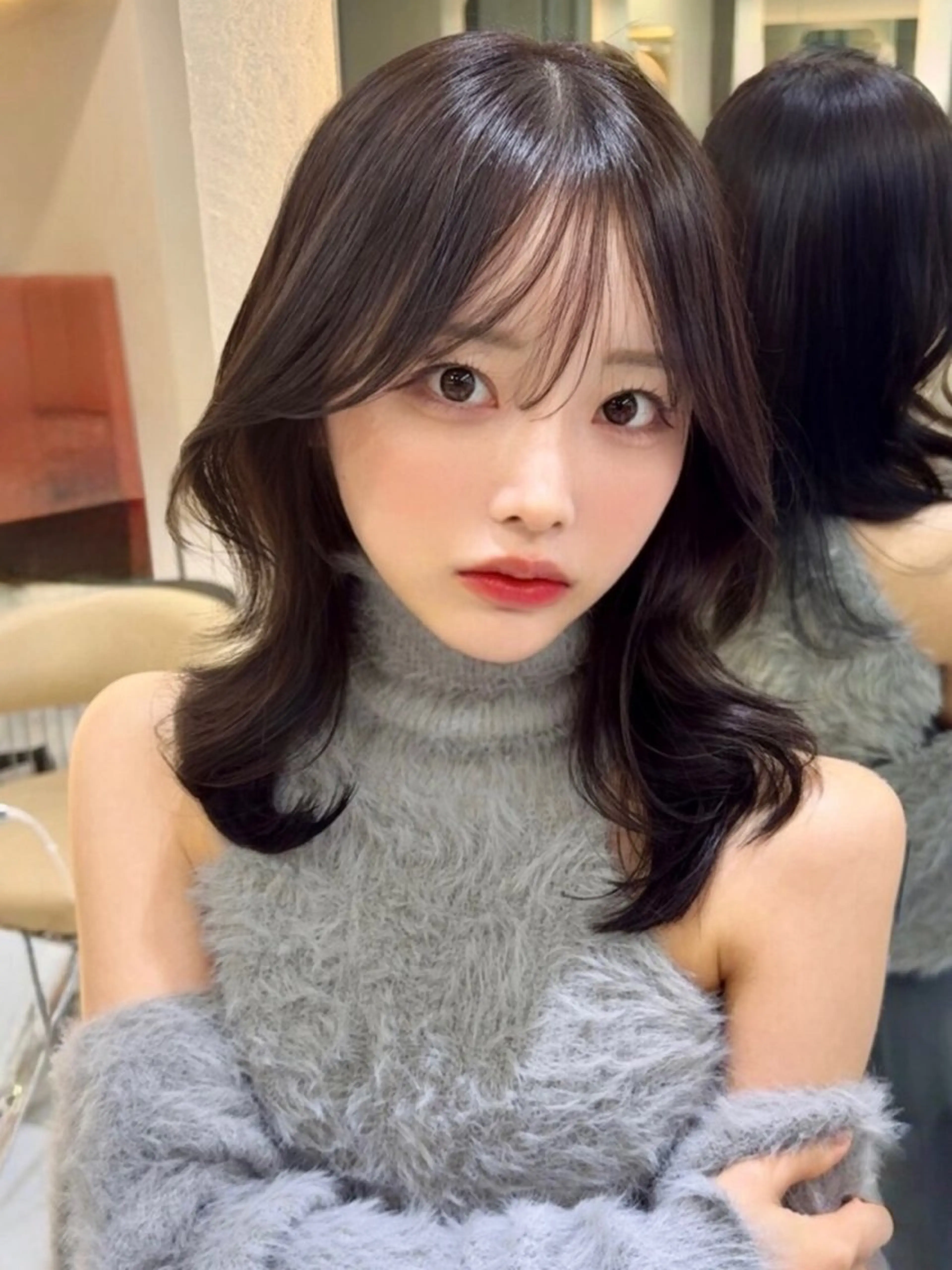 ミディアム カット ヘアカラー トリートメント ヘッドスパ D.I.E.V.A錦糸町店所属・🫧清野/ショート /フェイスレイヤーのヘアスタイル