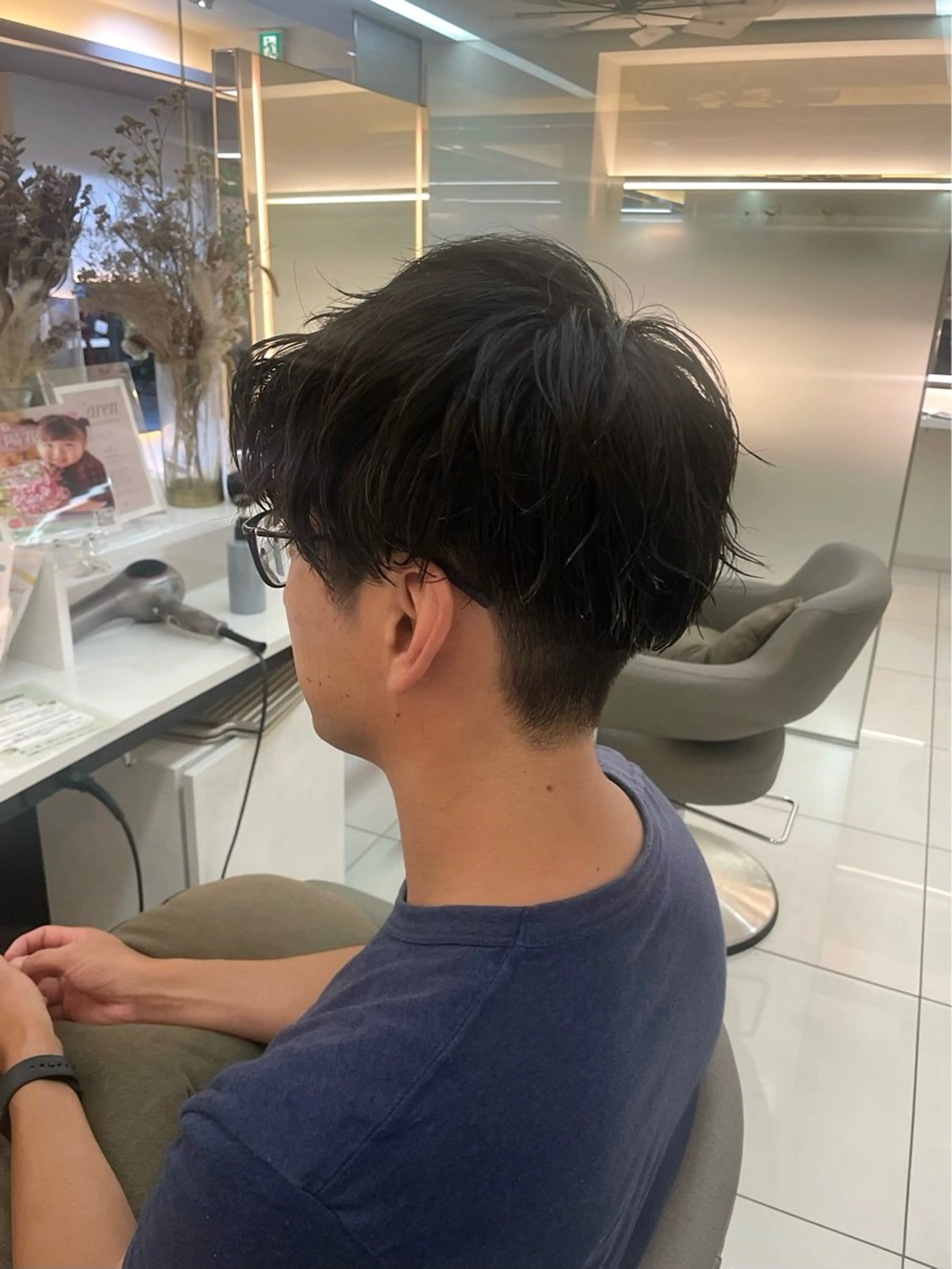 メンズ 韓国/透明感カラー さなのヘアスタイル