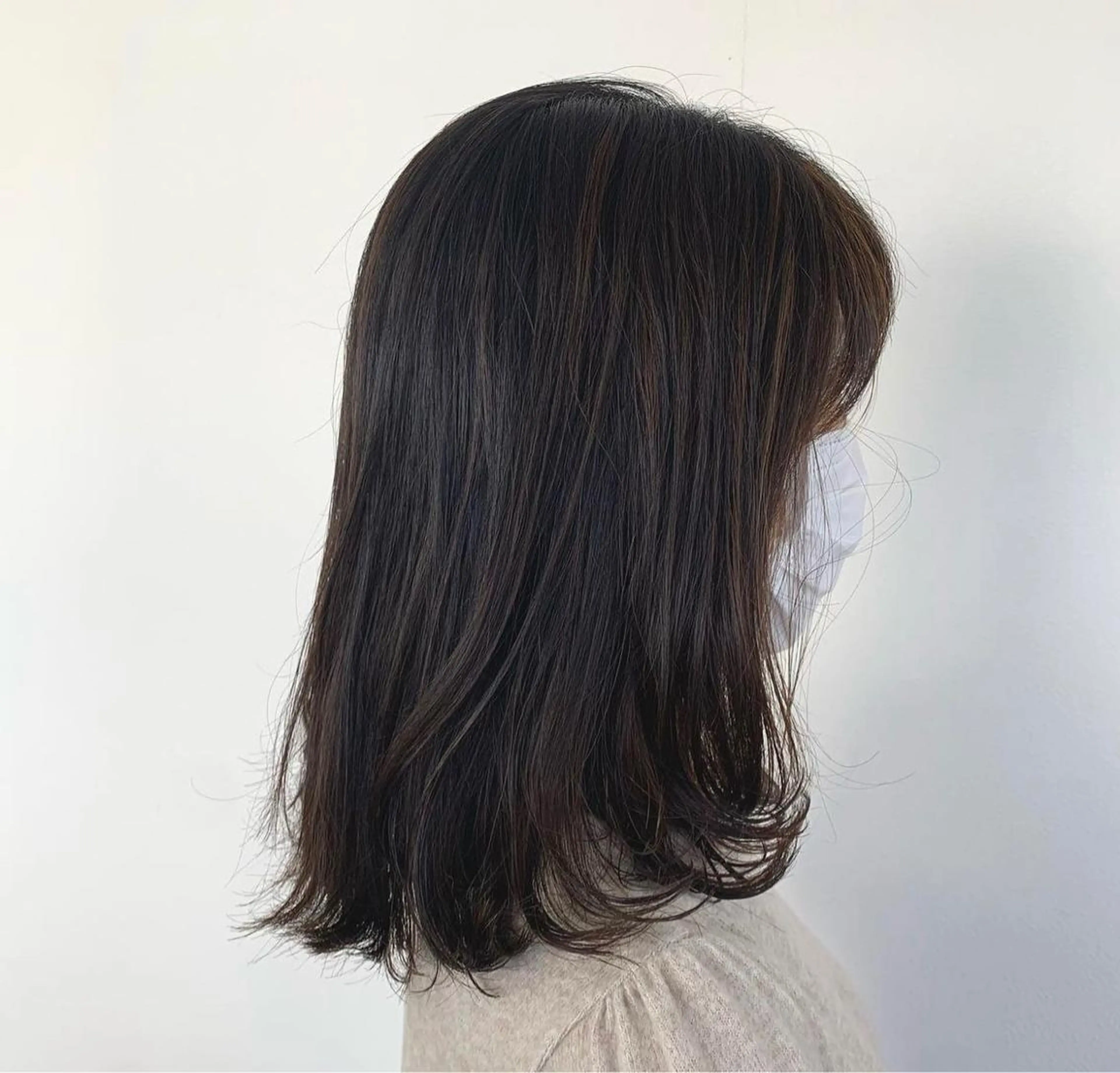 ロング パーマ カット ヘアカラー トリートメント k-twoたき✨艶感 カラー／美髪矯正のヘアスタイル