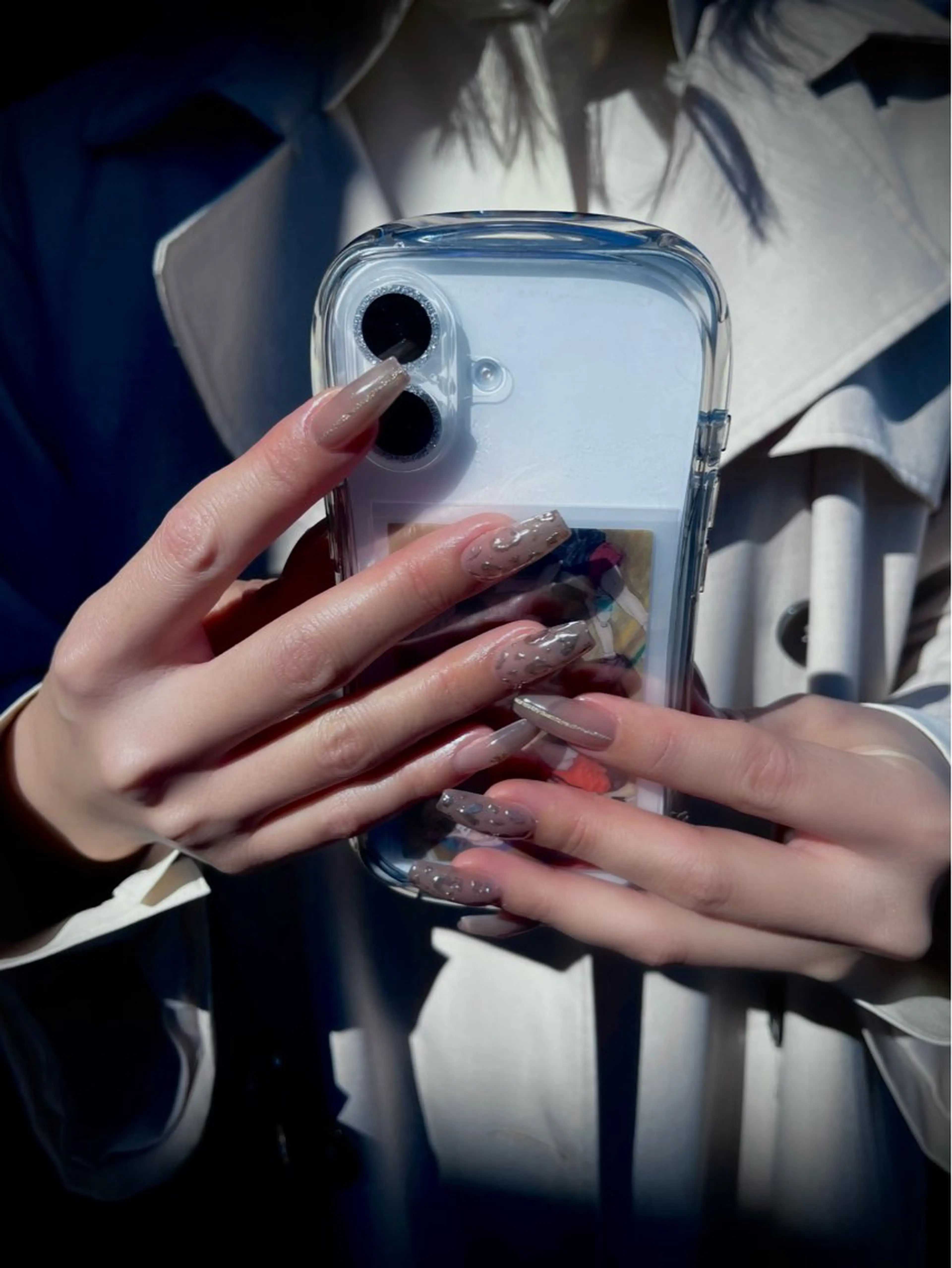 ネイル キラキラネイル マグネットネイル ワンカラーネイル スカルプネイル ワンホンネイル nine.🦋 YUKOのネイルデザイン