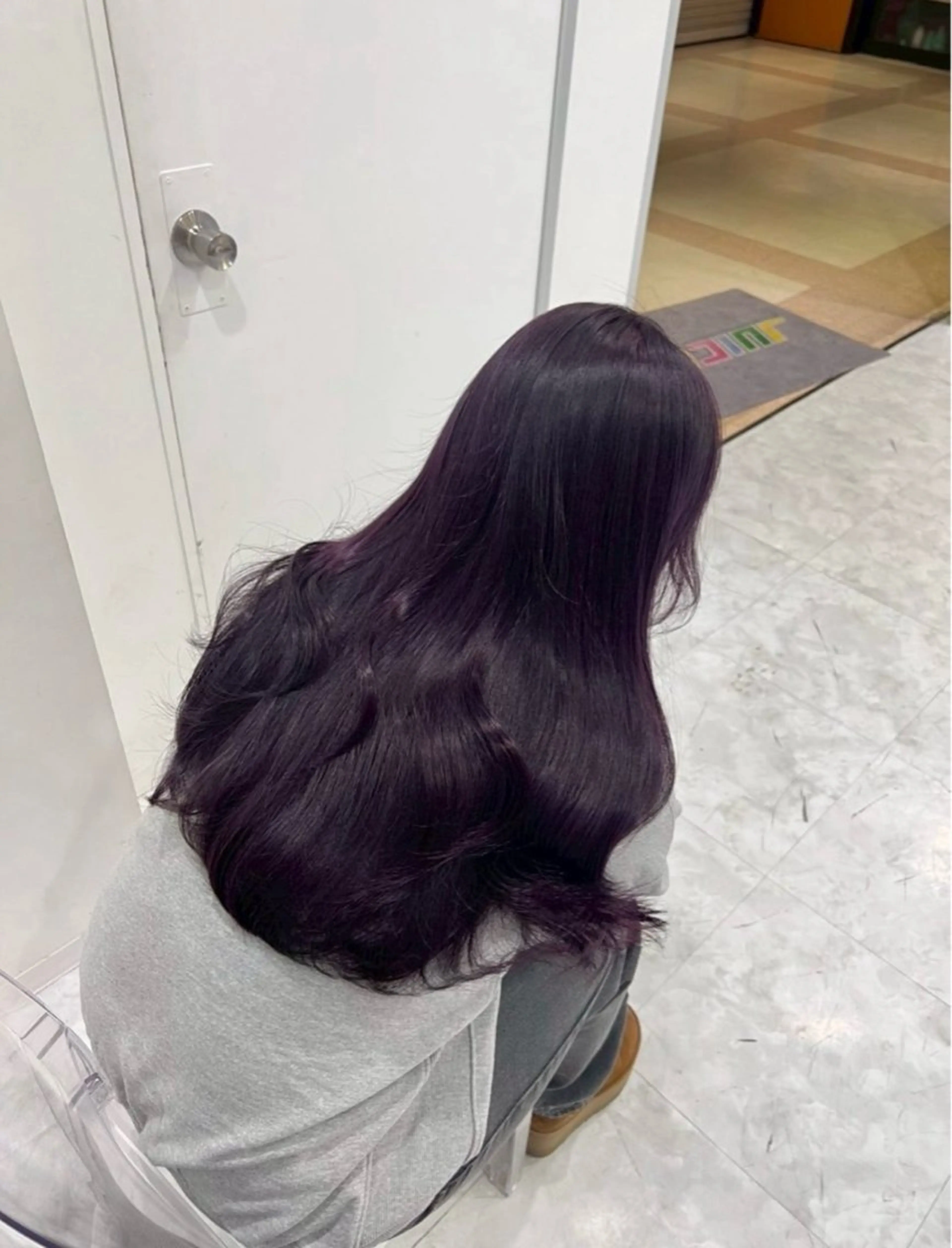 ロング ヘアカラー miku/ラベンダー 透明感カラー🪻❤︎のヘアスタイル