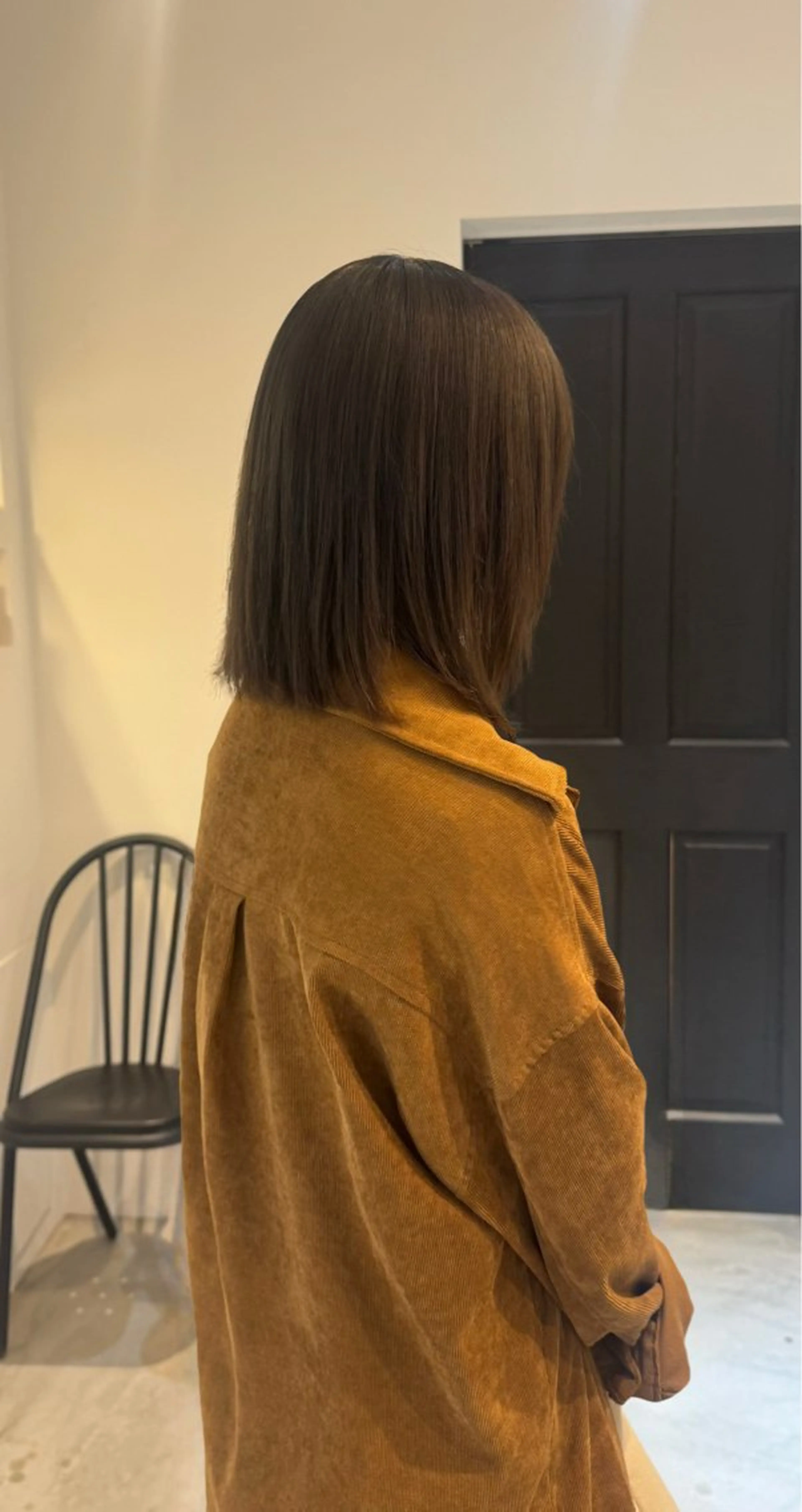 ショート カラー ベージュカラー 華奈/オリーブ/ ベージュ/抜け感🥣のヘアスタイル