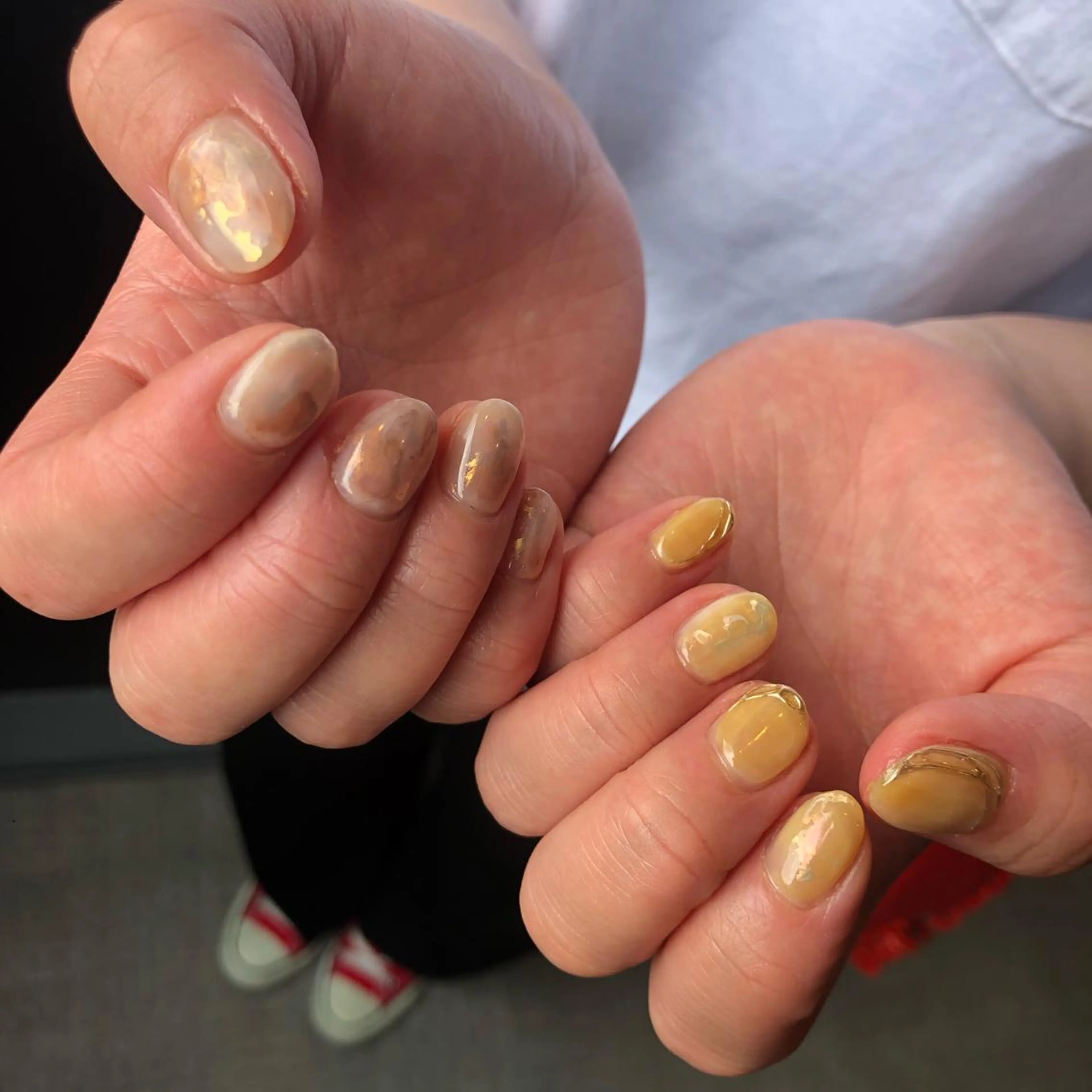 ロング カラー ヘアアレンジ キッズ ネイル マツエク・マツパ 福田 加奈のネイルデザイン