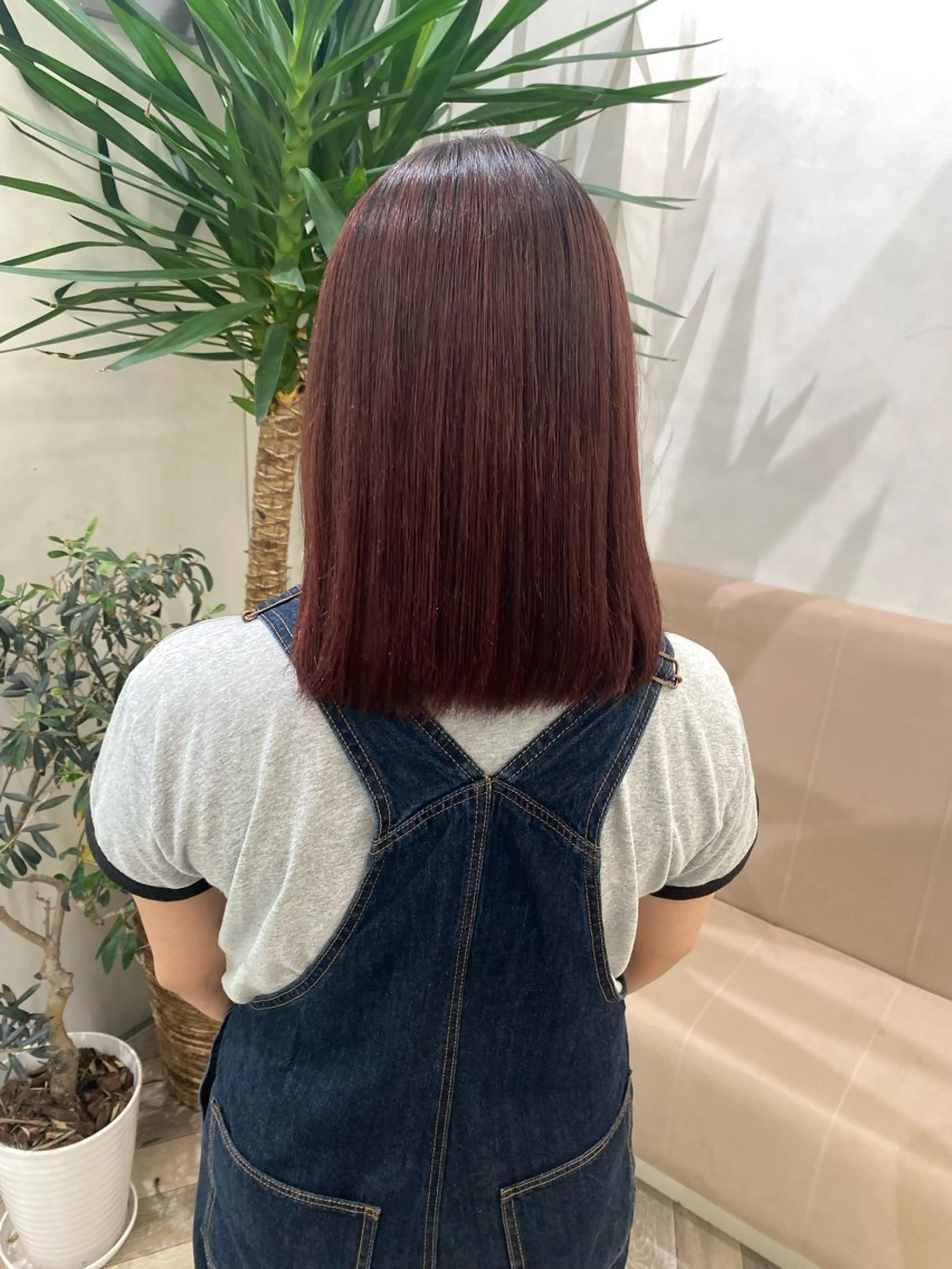 ミディアム ヘアカラー トリートメント 艶カラー🌟 kanonのヘアスタイル