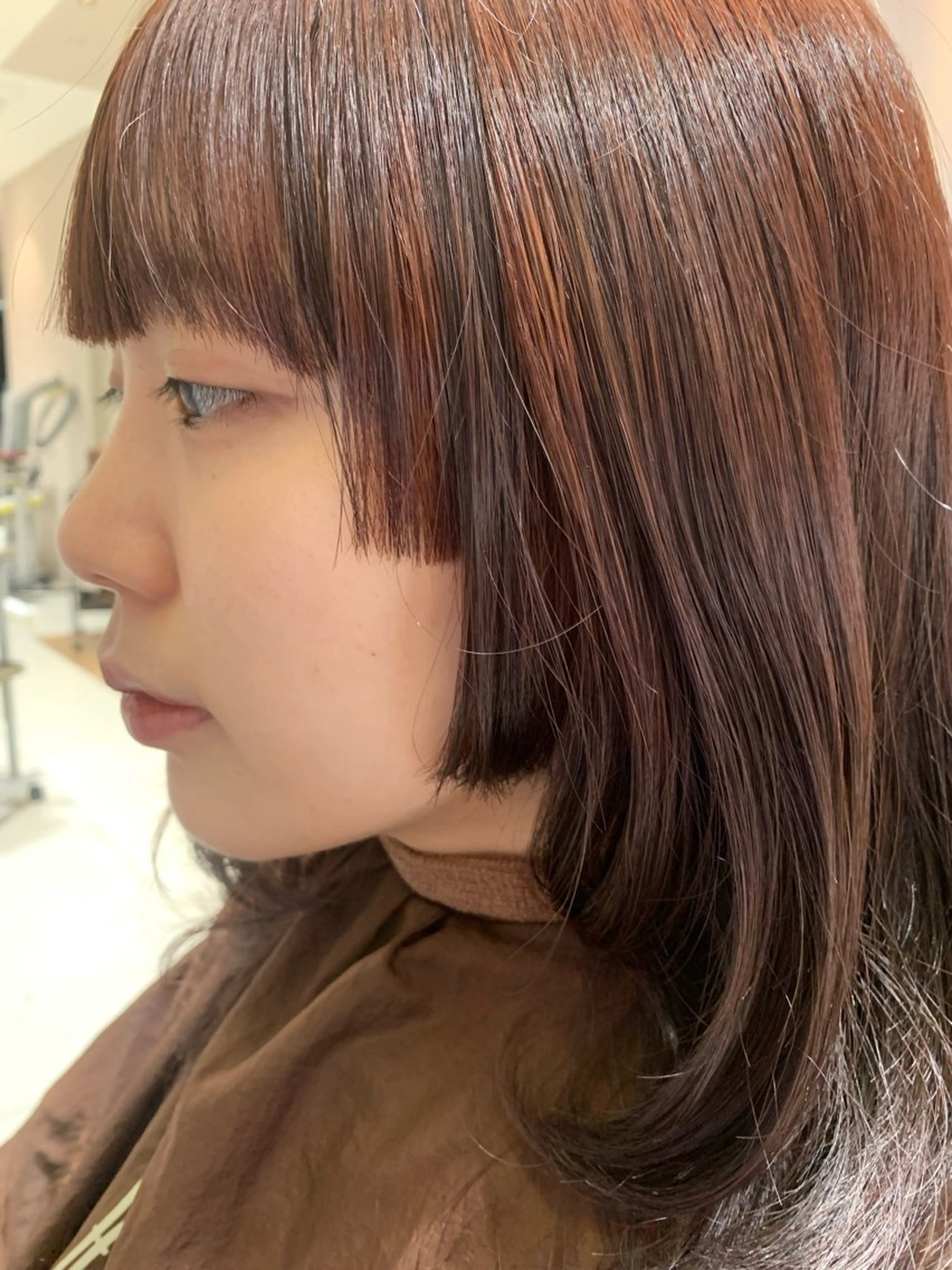 セミロング 姫カット カット ミヤザキ コージのヘアスタイル