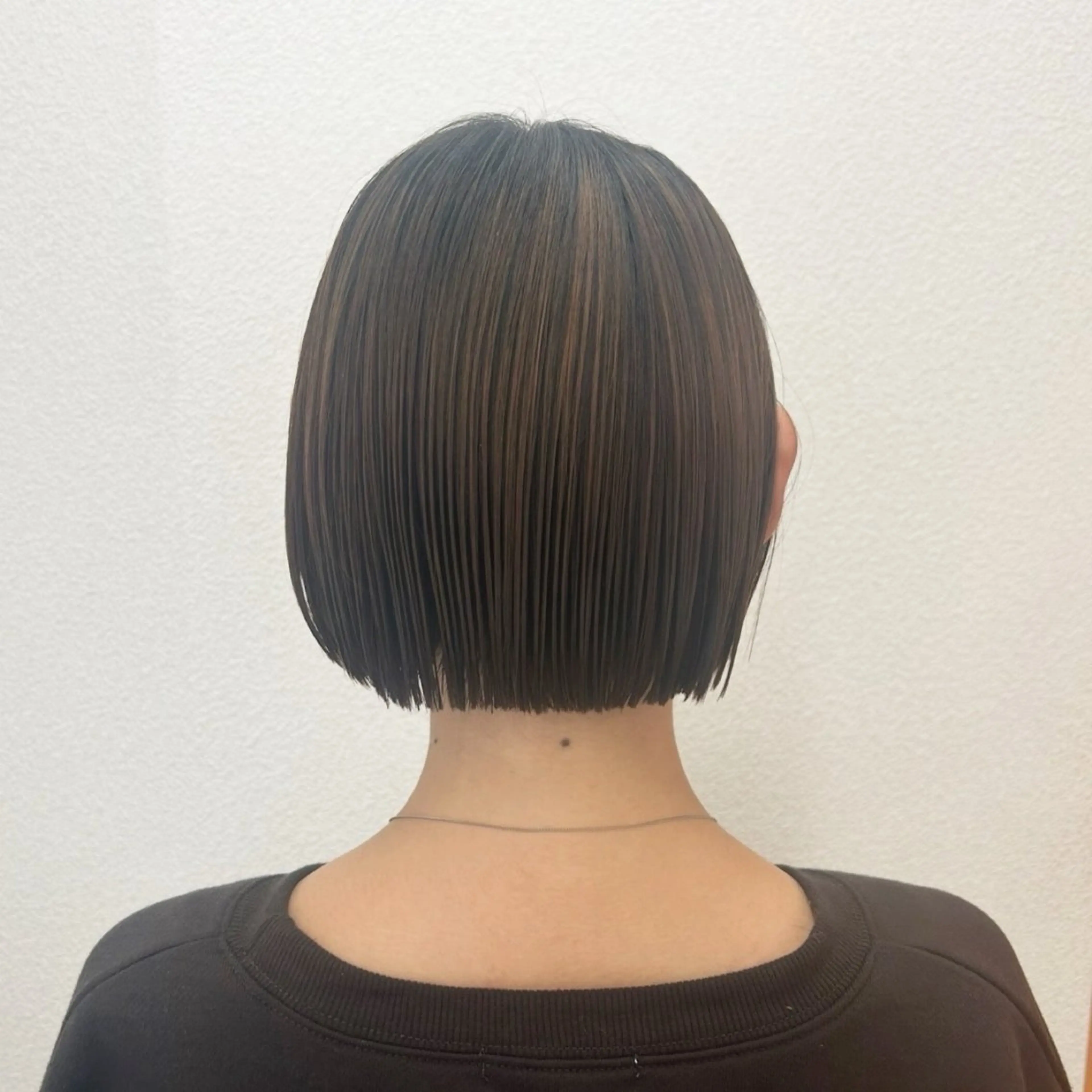 ミディアム 切りっぱなしボブ ボブ Gigi インターパーク 宇都宮所属・インターパーク 萌音〈Gigi〉のヘアスタイル