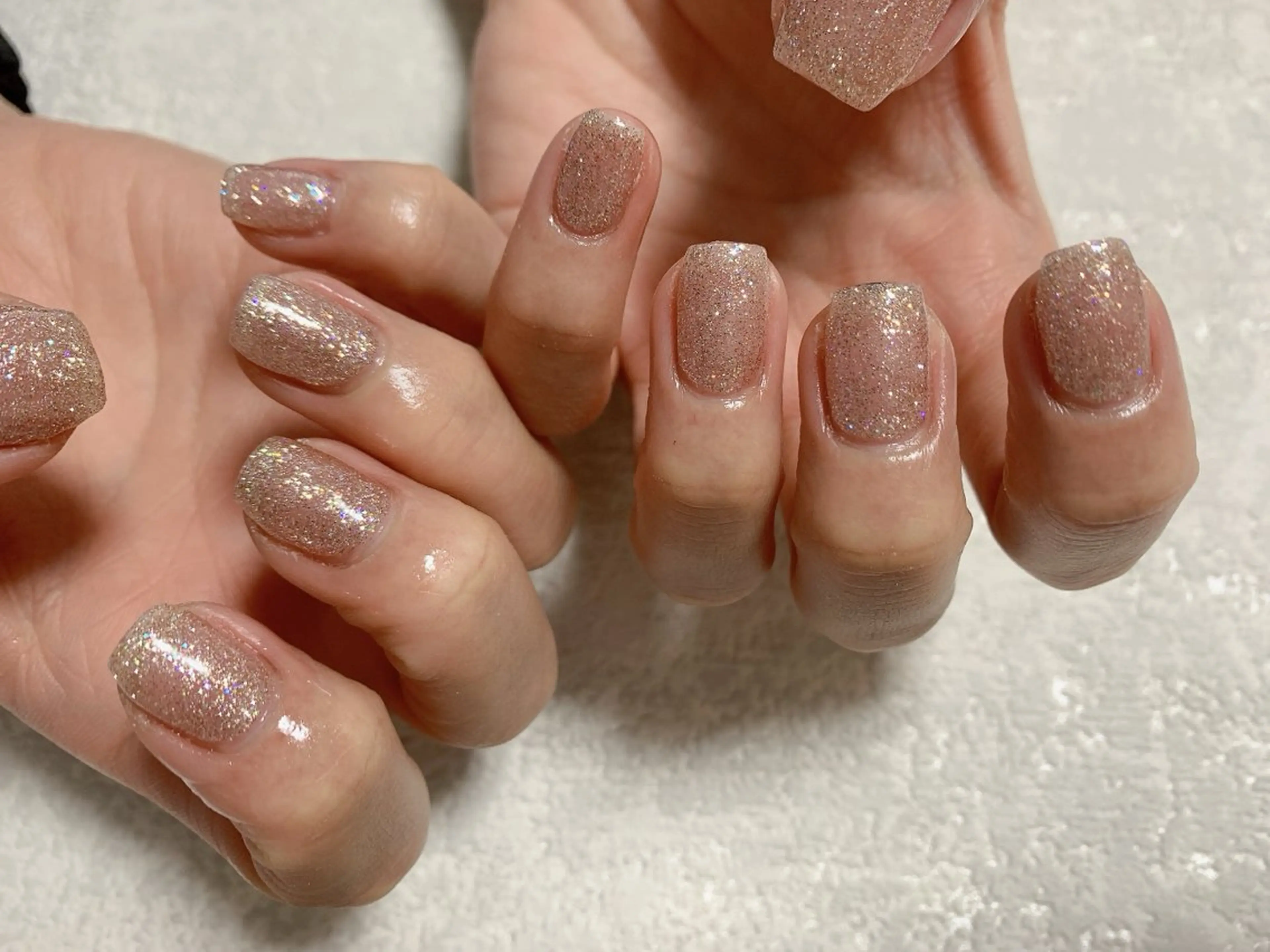 ネイル ジェルネイル キラキラネイル 韓国ネイル ラメ(グリッター) メンズネイル kiki nail たまプラーザのネイルデザイン