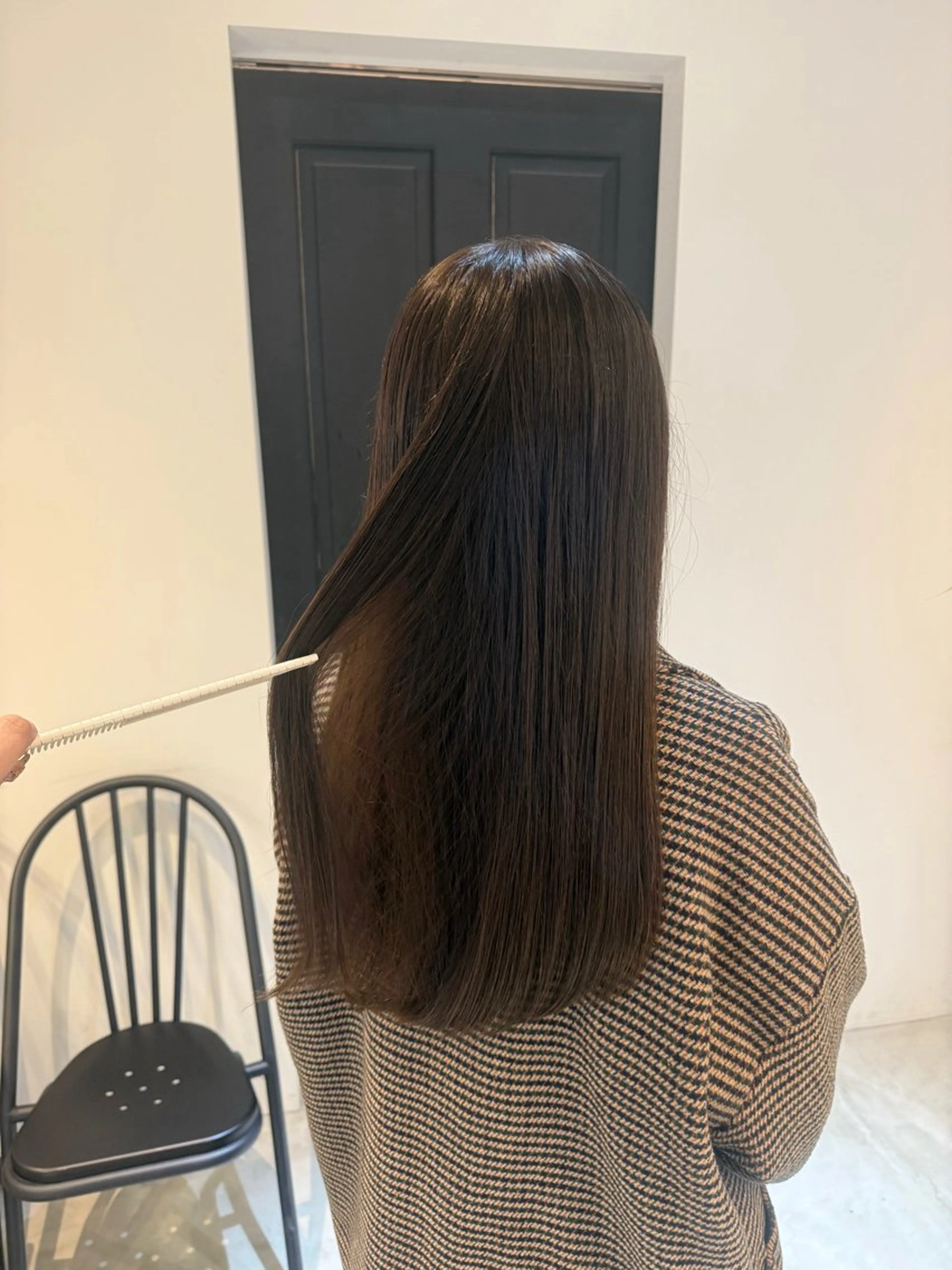 セミロング カット ヘアカラー ALLYS 渋谷店所属・最高級の艶のある カラーmei🎨のヘアスタイル