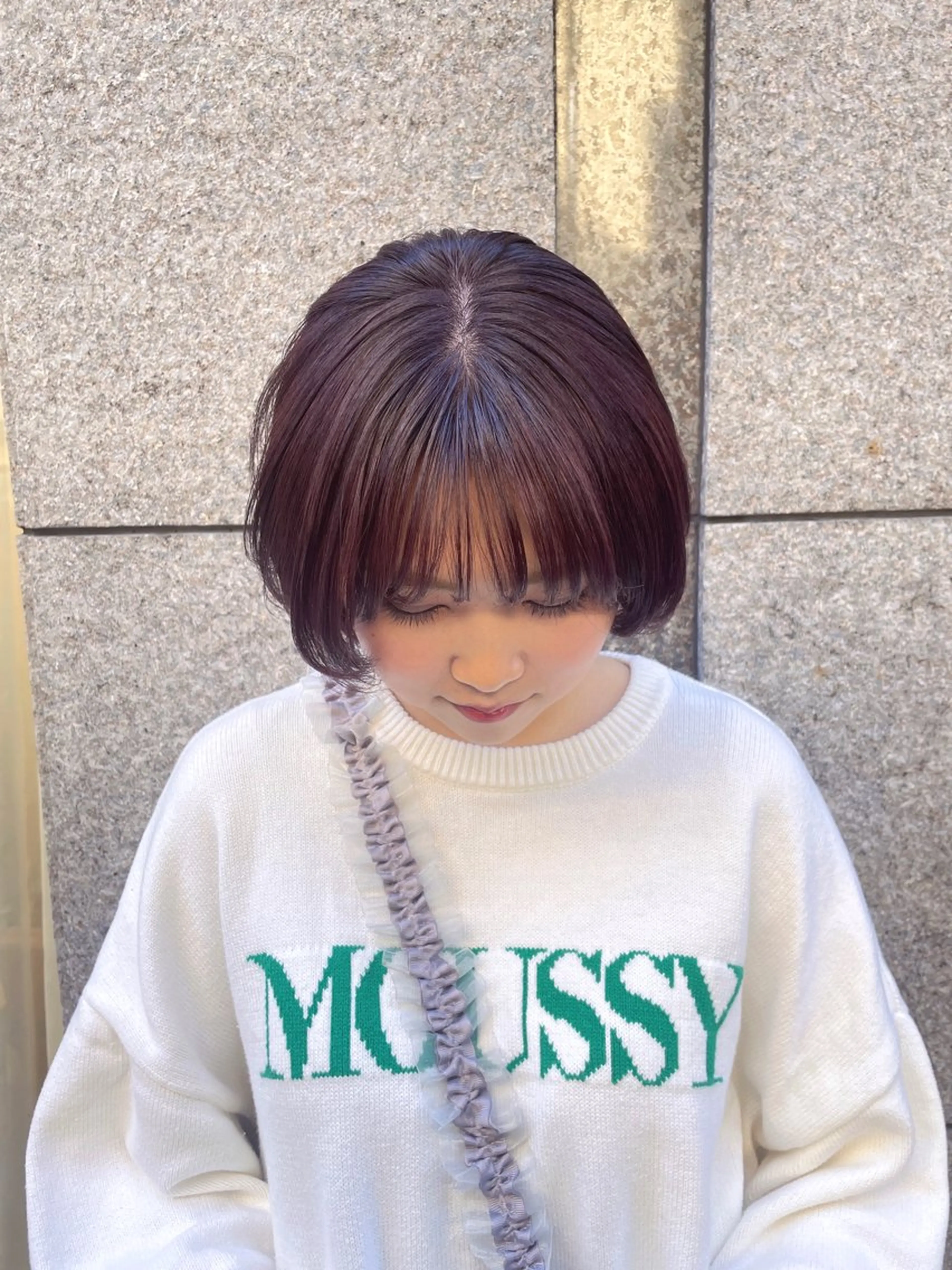 ショート momone🍒 メンズカットパーマのヘアスタイル