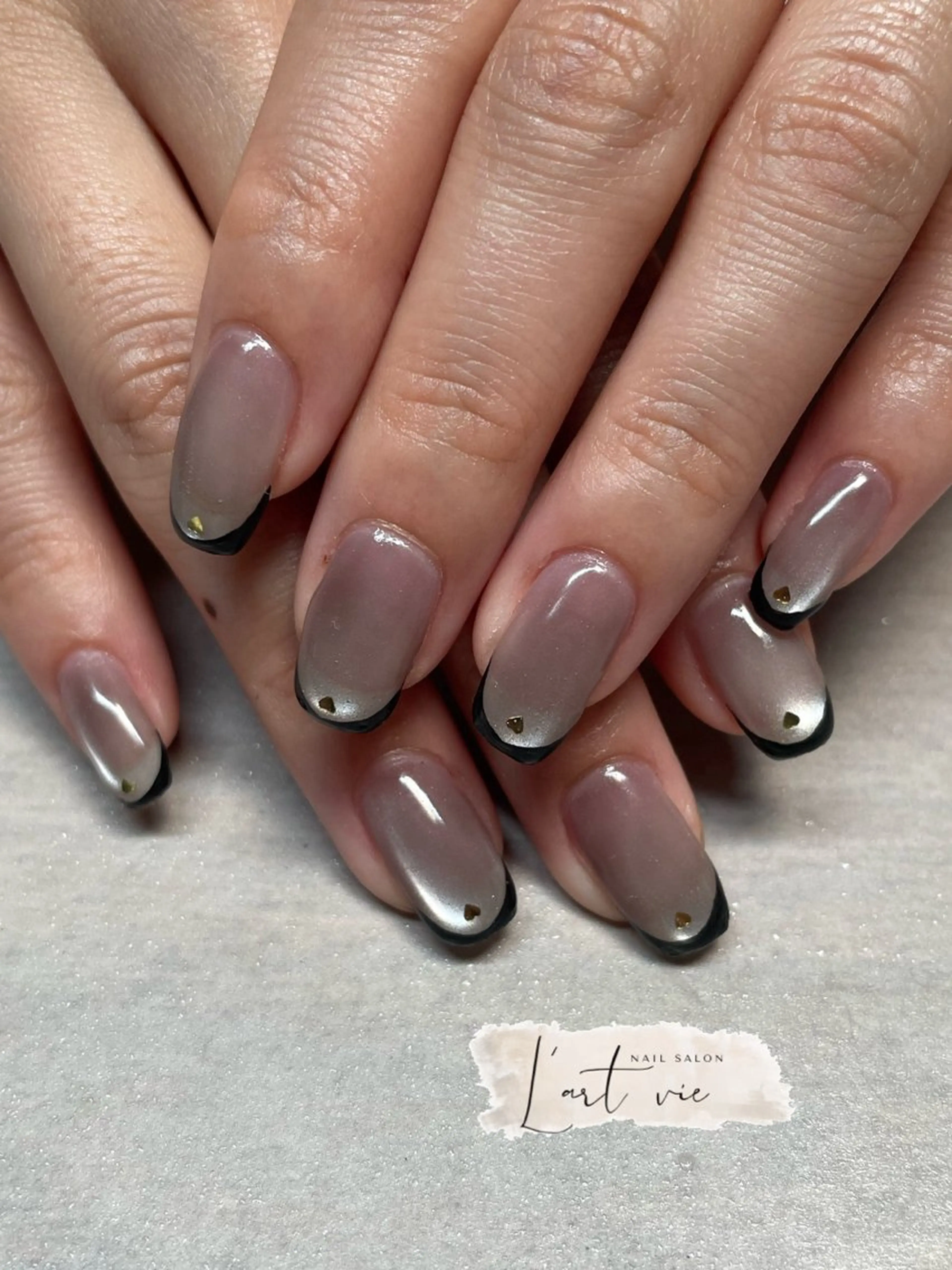 ネイル フレンチネイル ハンドネイル NailSalon L’artVieのネイルデザイン