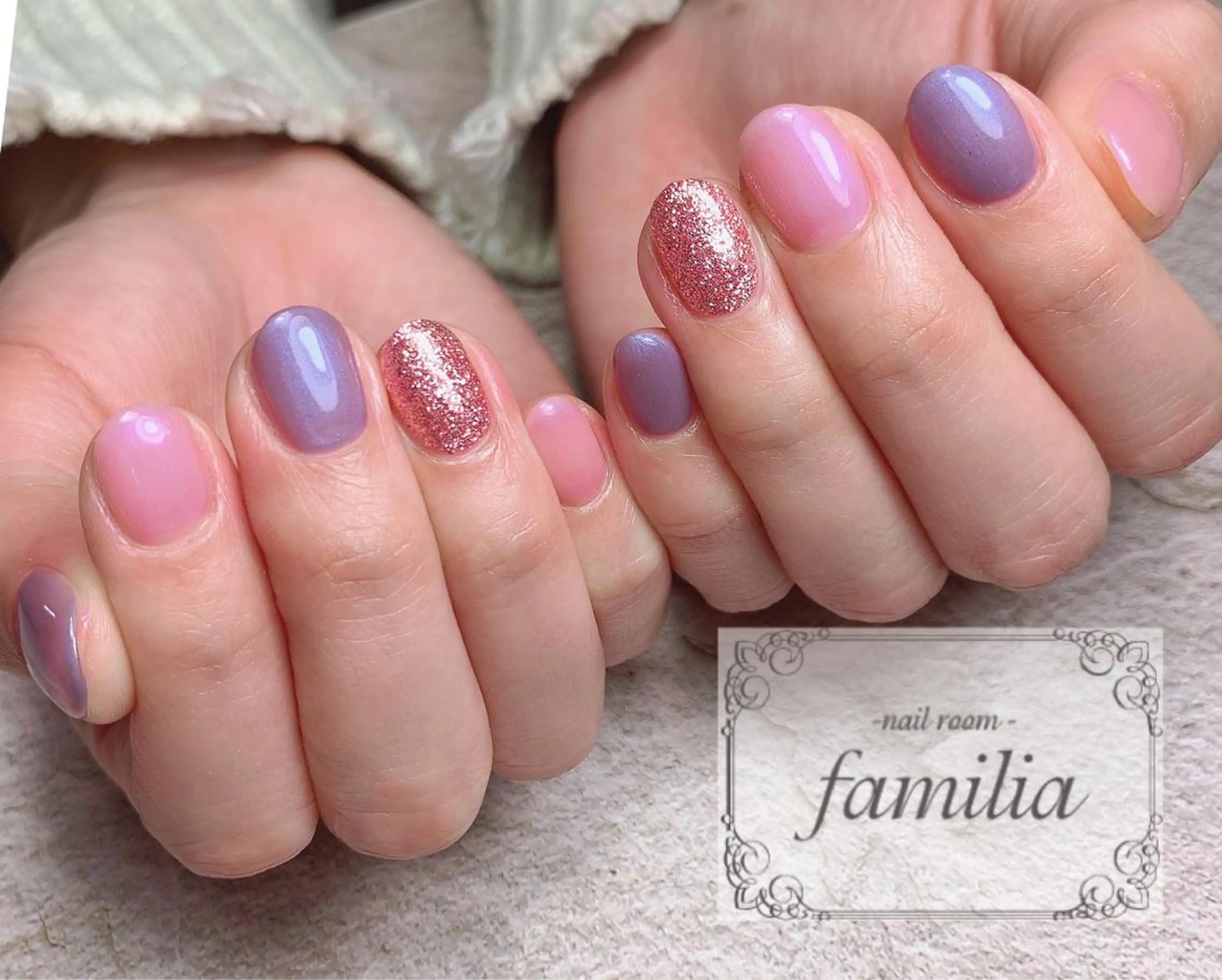 ネイル ハンドネイル -nailroom- familiaのネイルデザイン