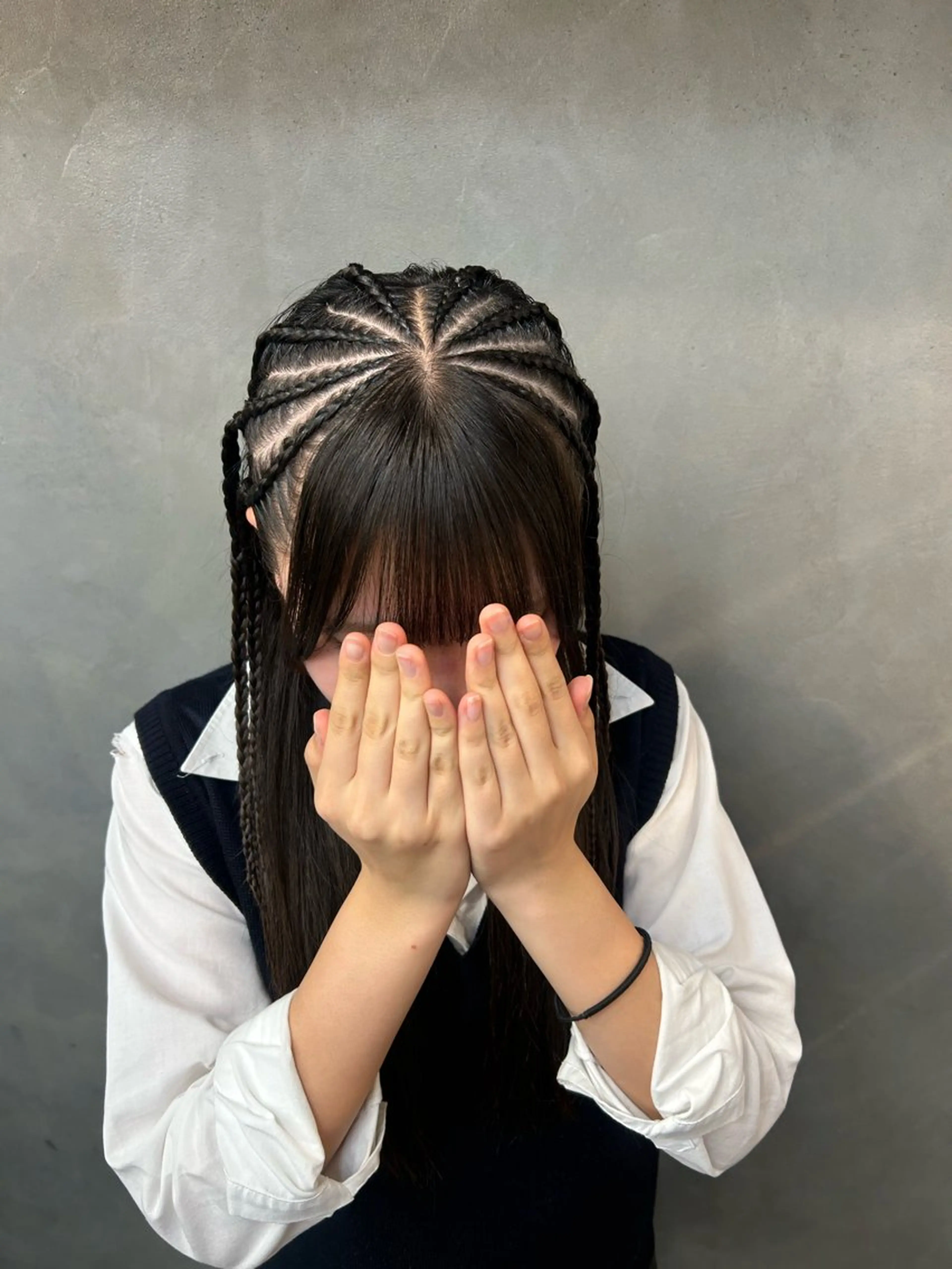 ロング ヘアセット TNB TOKYO所属・エクステ/コーンロウ KURUMI⛓️🔥のヘアスタイル