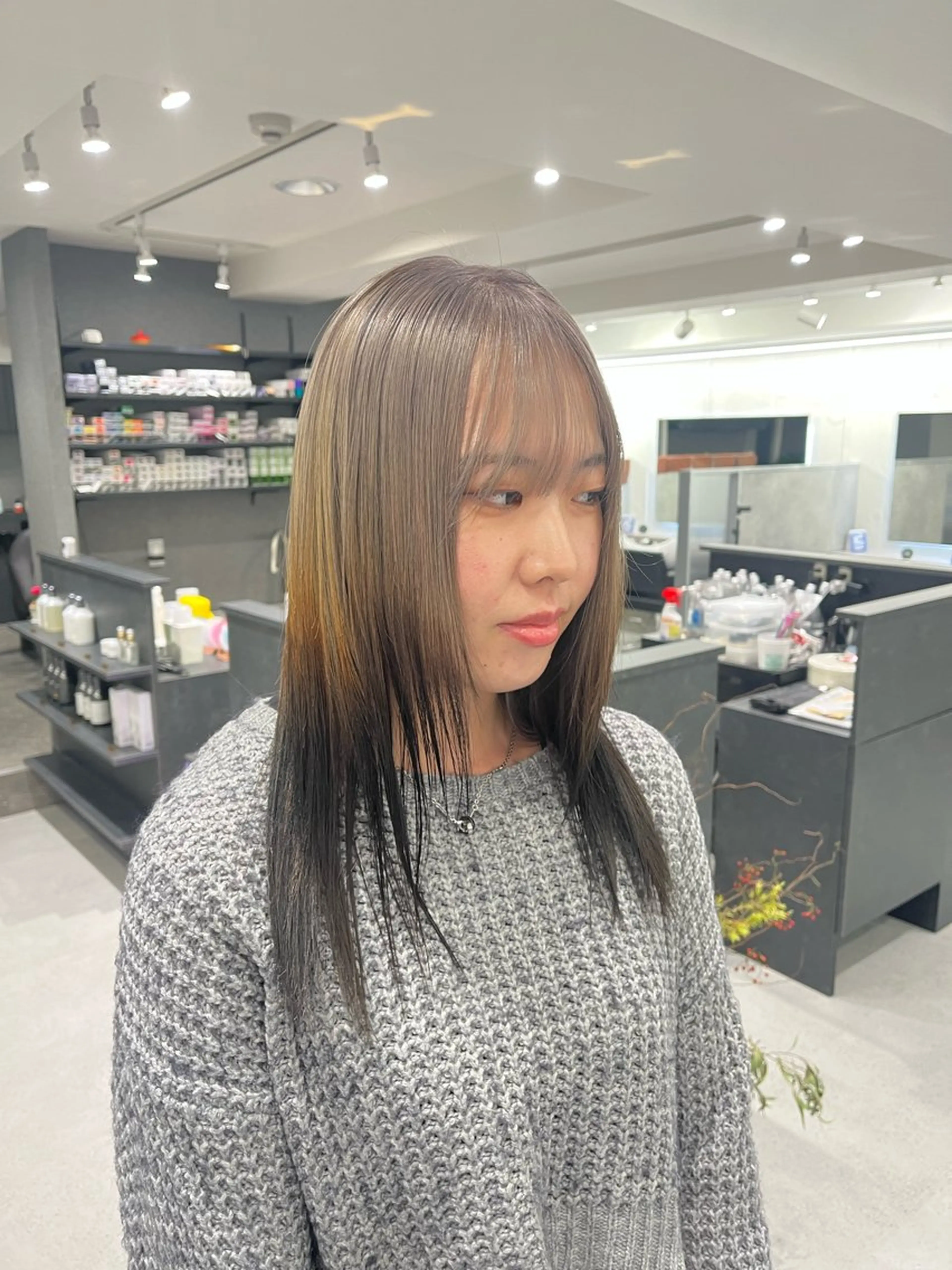 ロング カラー デザインカラー オレンジ いろあそび所属・カットモデル無料✨ 募集中✂️みなみ♥️のヘアスタイル