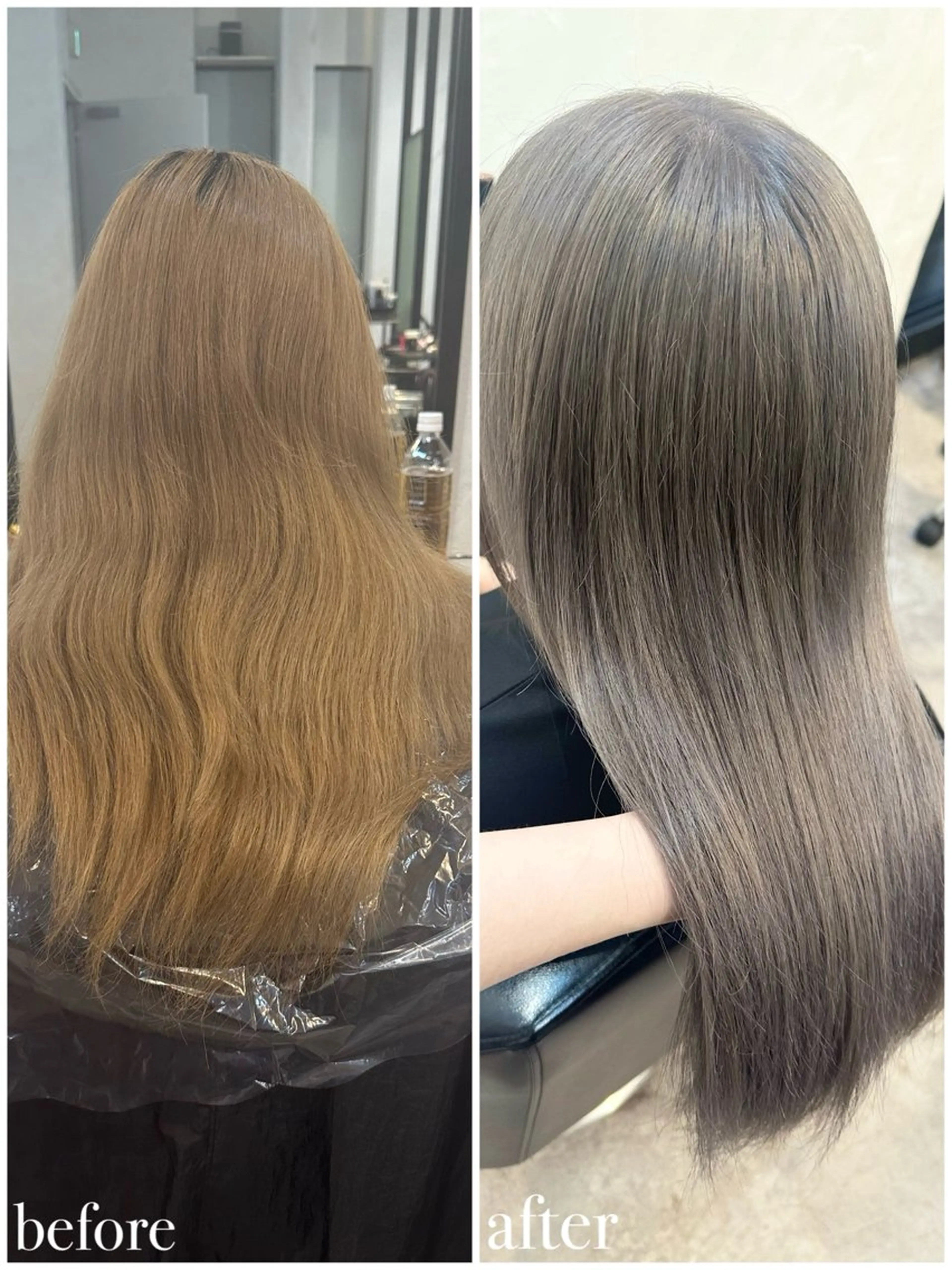 ロング カラー ヘアカラー トリートメント 🫧シールエクステ/ 艶カラー🫧アサミ️のヘアスタイル