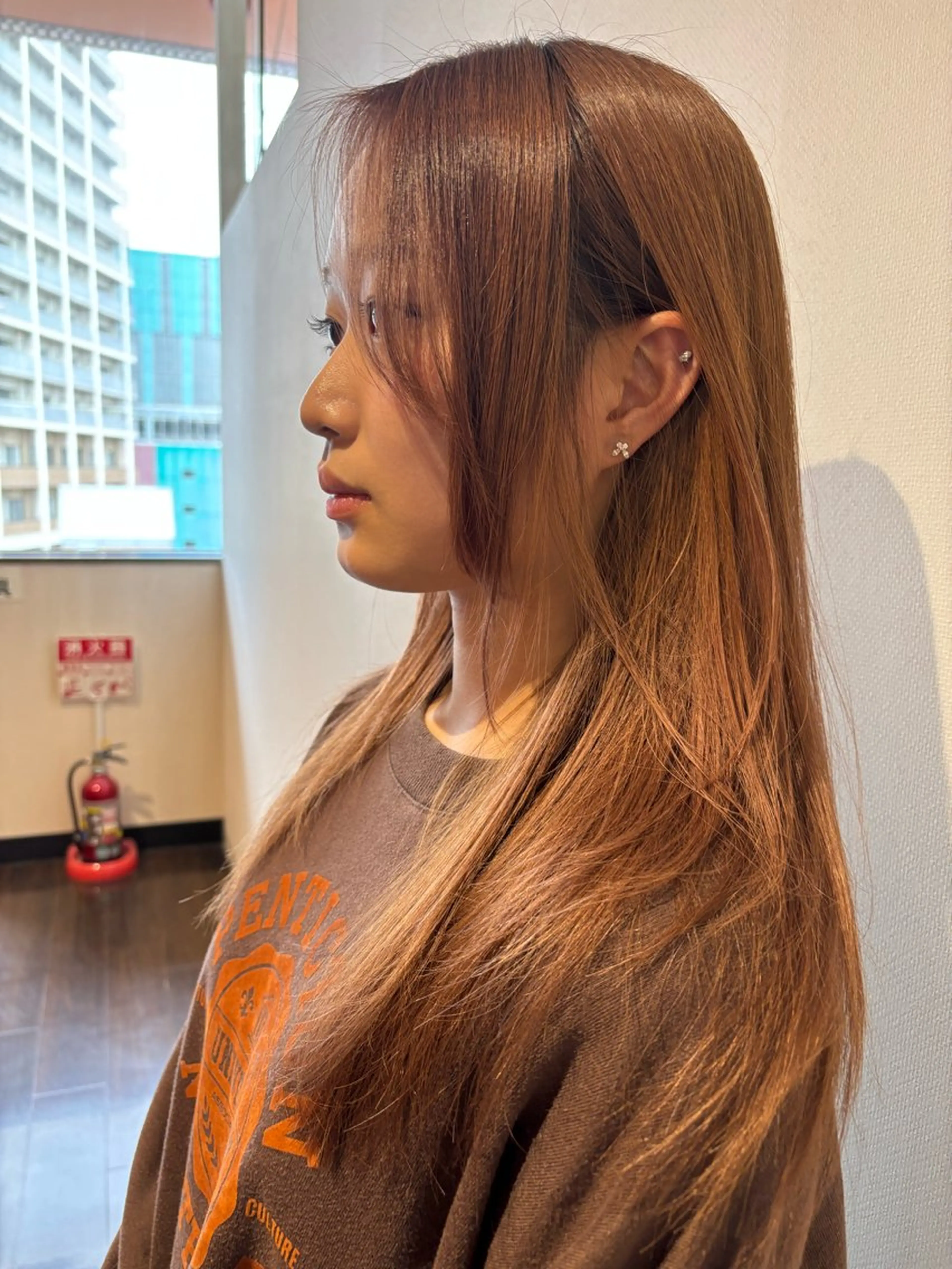 ロング レイヤーカット 本堂 悠斗のヘアスタイル