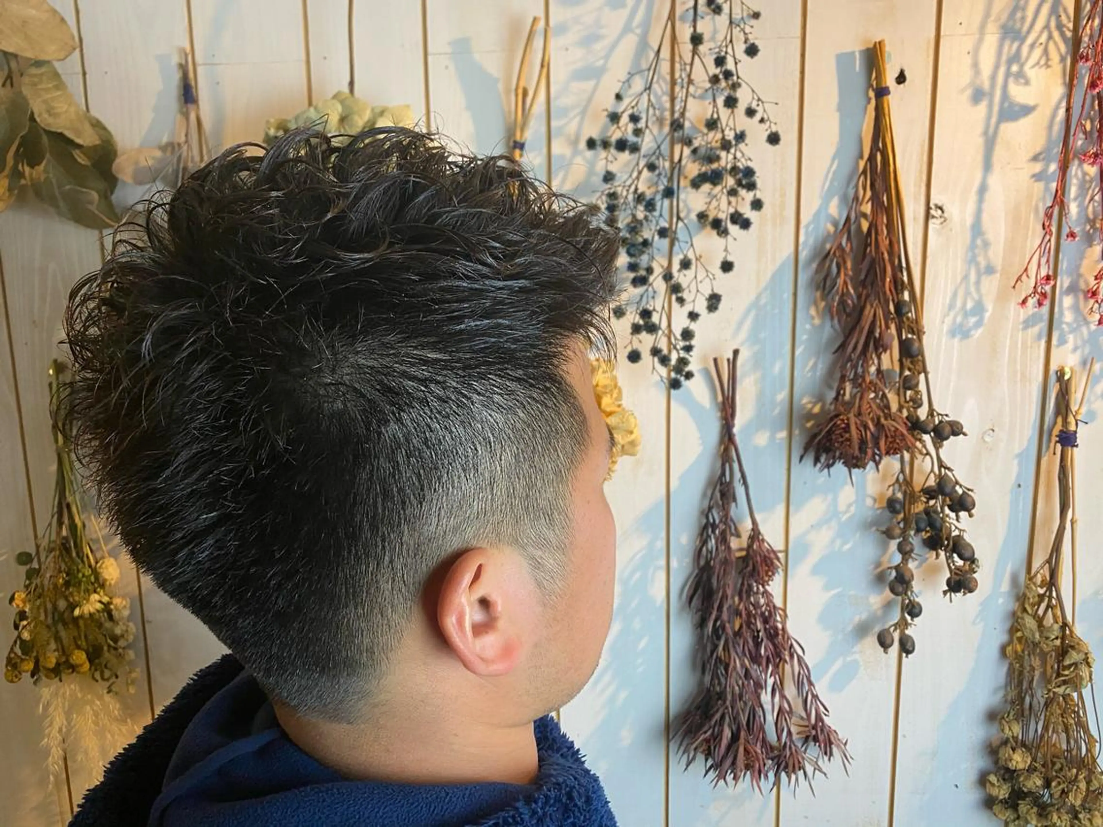 ショート パーマ メンズ メンズパーマ カット パーマ LILIS hair design所属・LILIS hair designのヘアスタイル