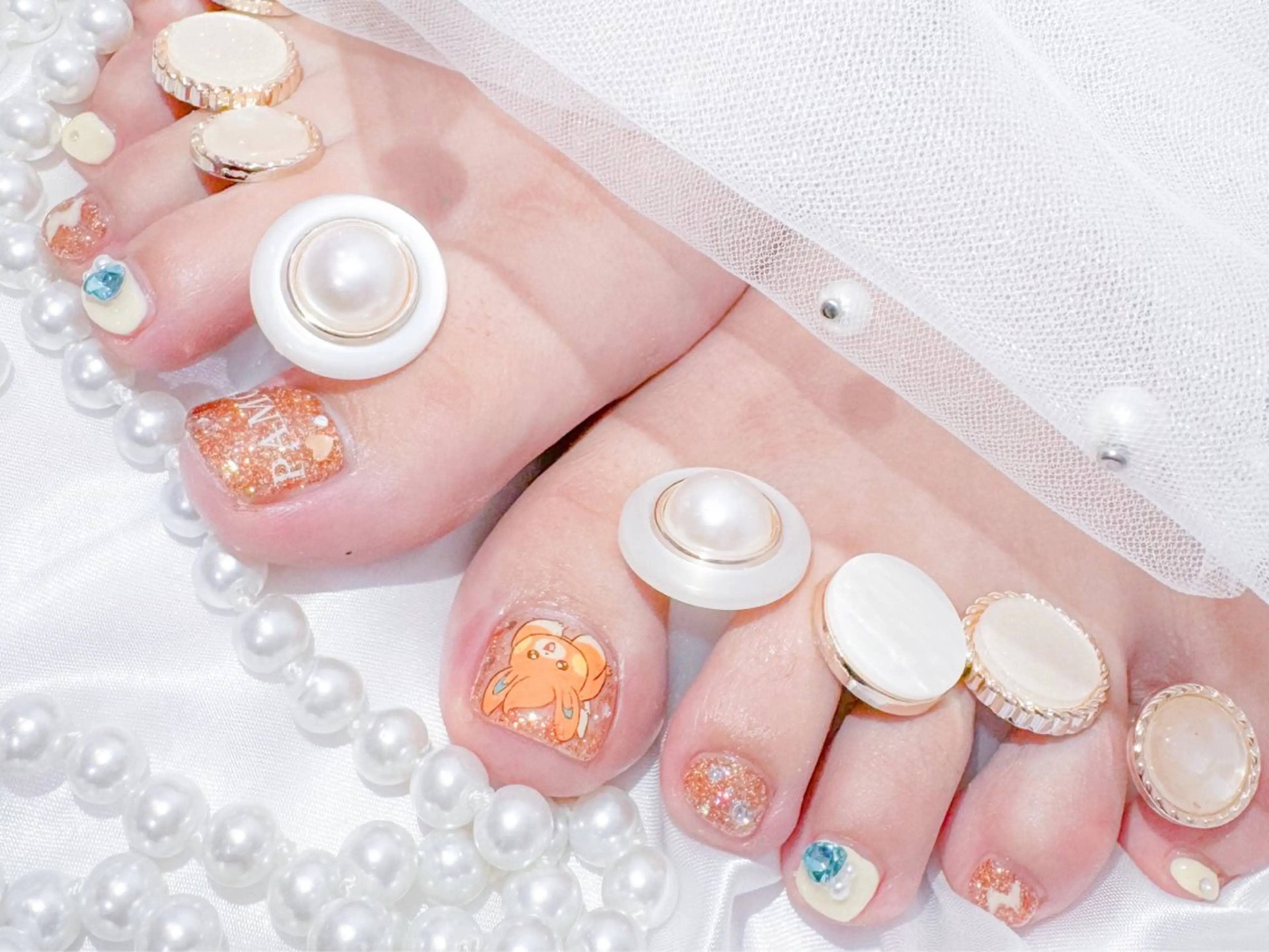 ネイル ジェルネイル 韓国ネイル ミラーネイル パラジェル シンプルネイル tomo Hwanyのネイルデザイン