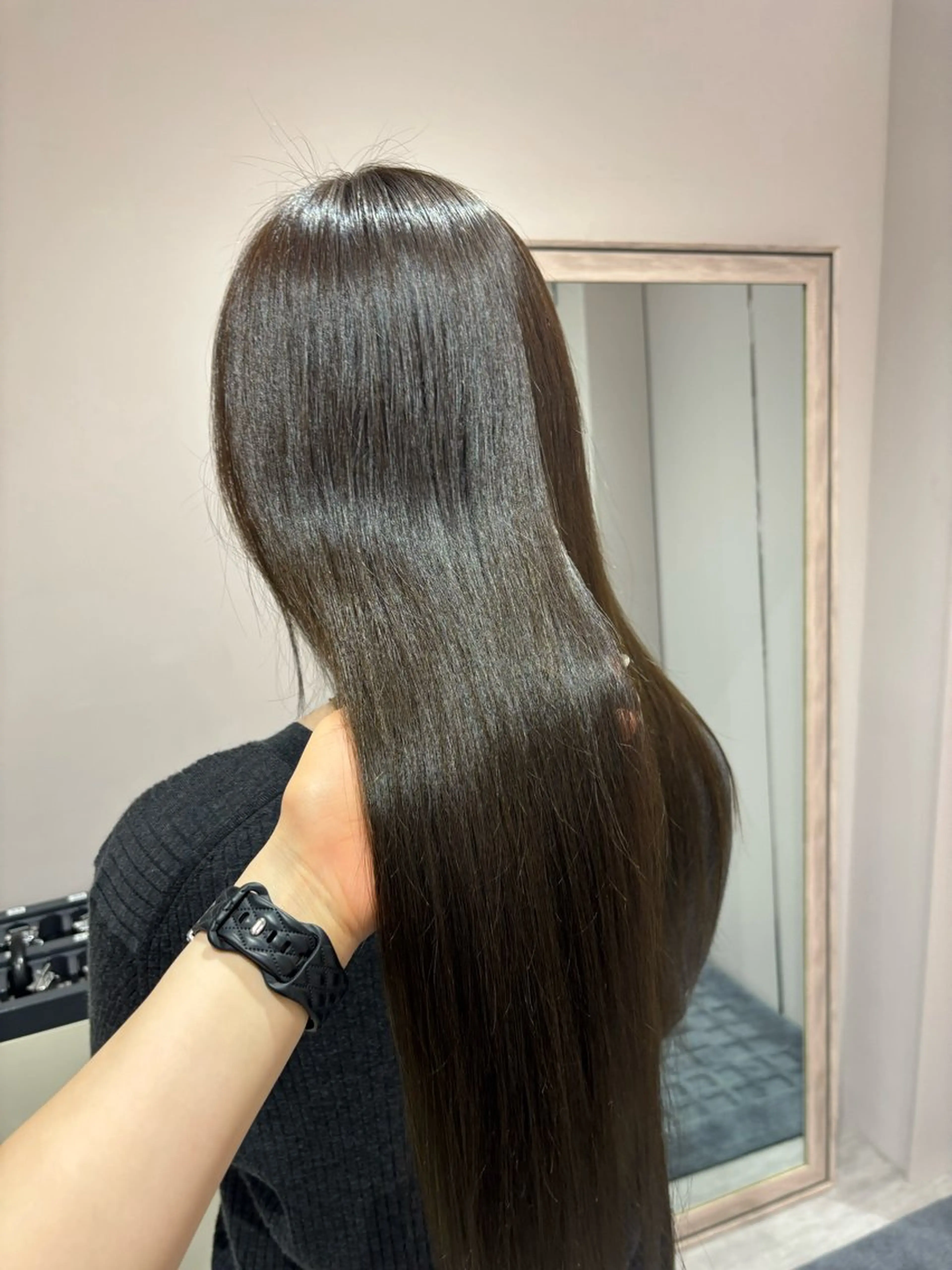 ロング ヘアカラー トリートメント 🤍艶髪透明感 カラー/直井優花🤍のヘアスタイル