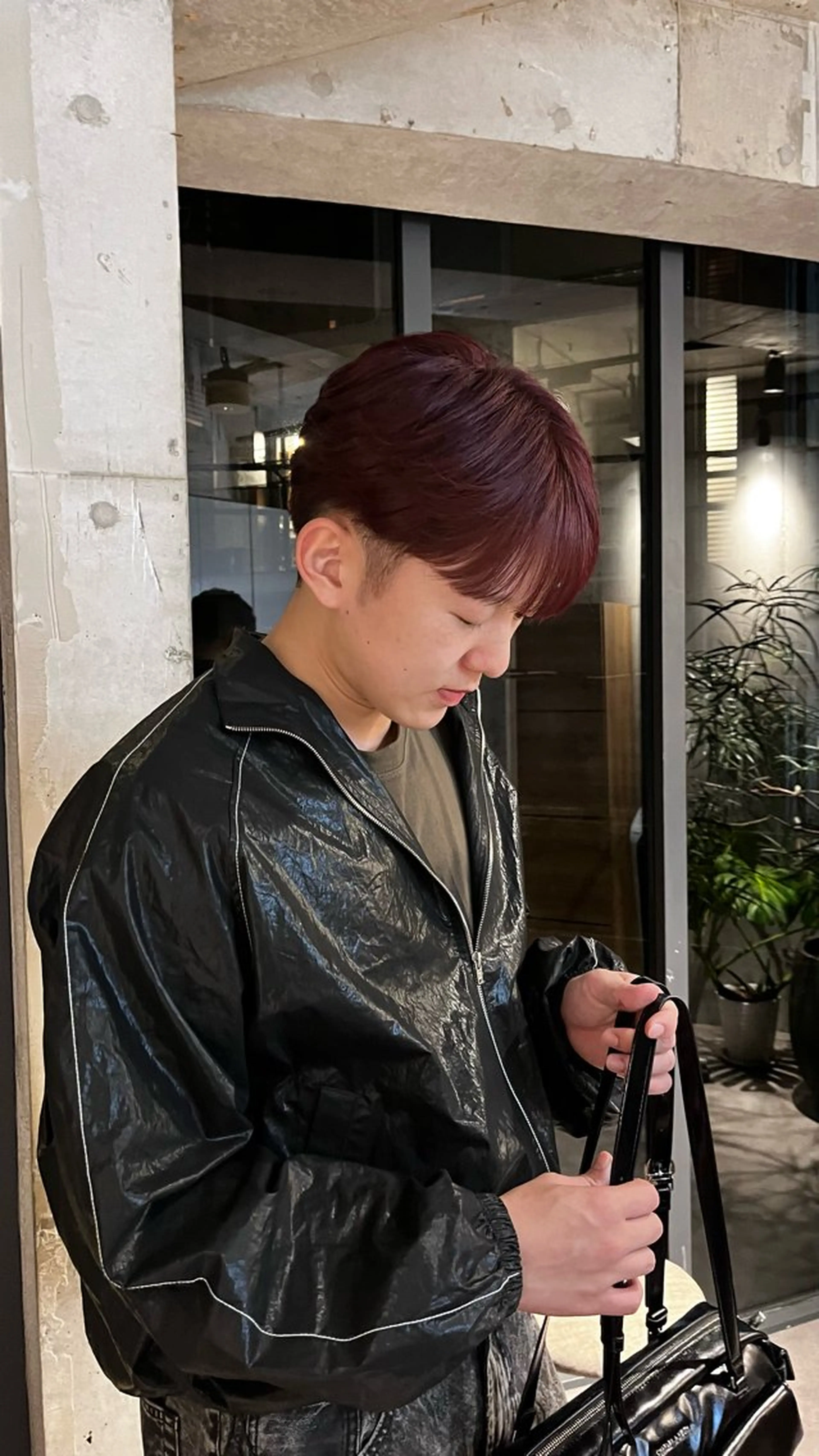 ショート カラー ブリーチ ブリーチなしカラー レイヤー/ボブカット kanohaのヘアスタイル