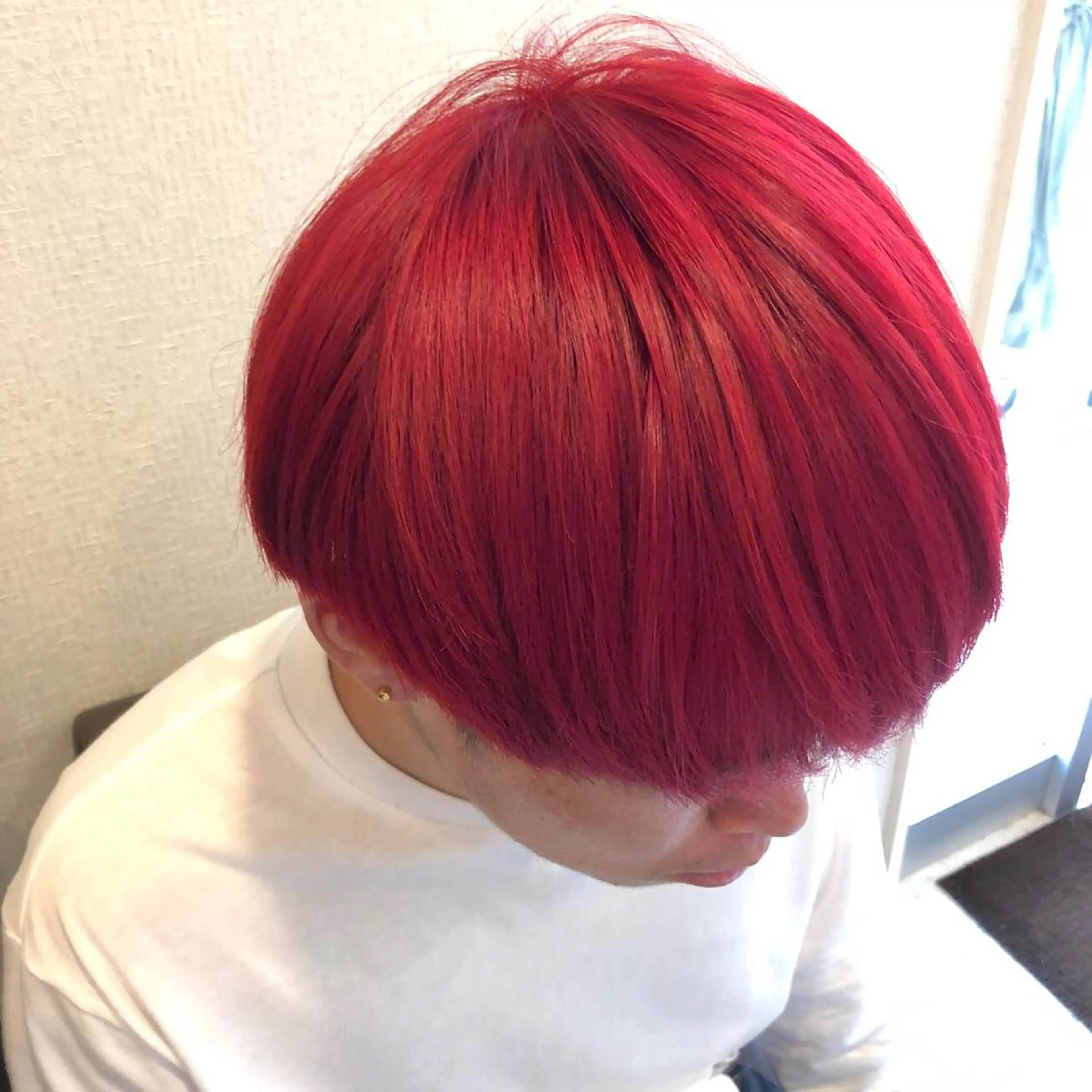 カラー レッドカラー トレンドヘア🌿 chinariのヘアスタイル