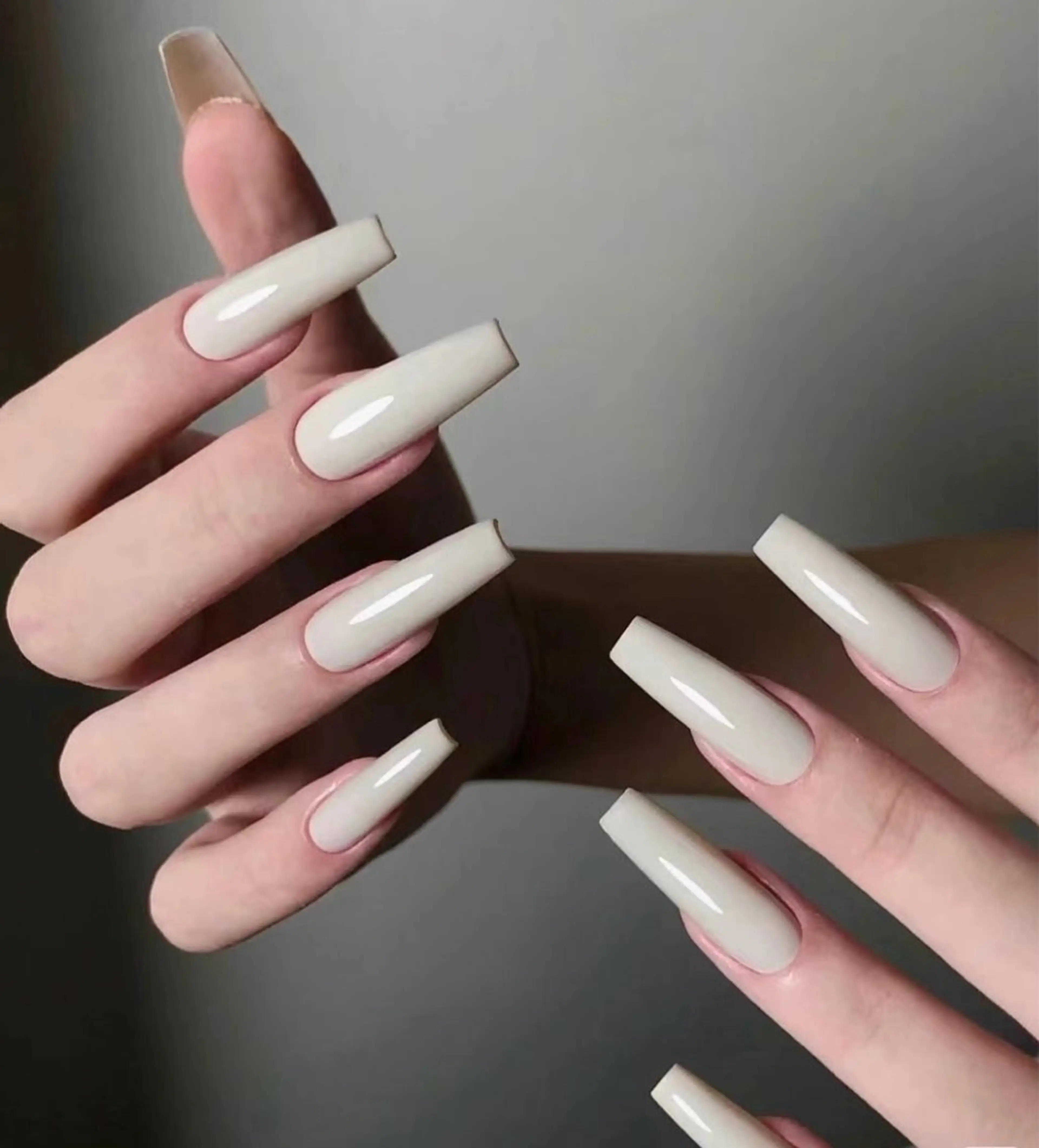 ワンカラー+チップ長さ出しの写真