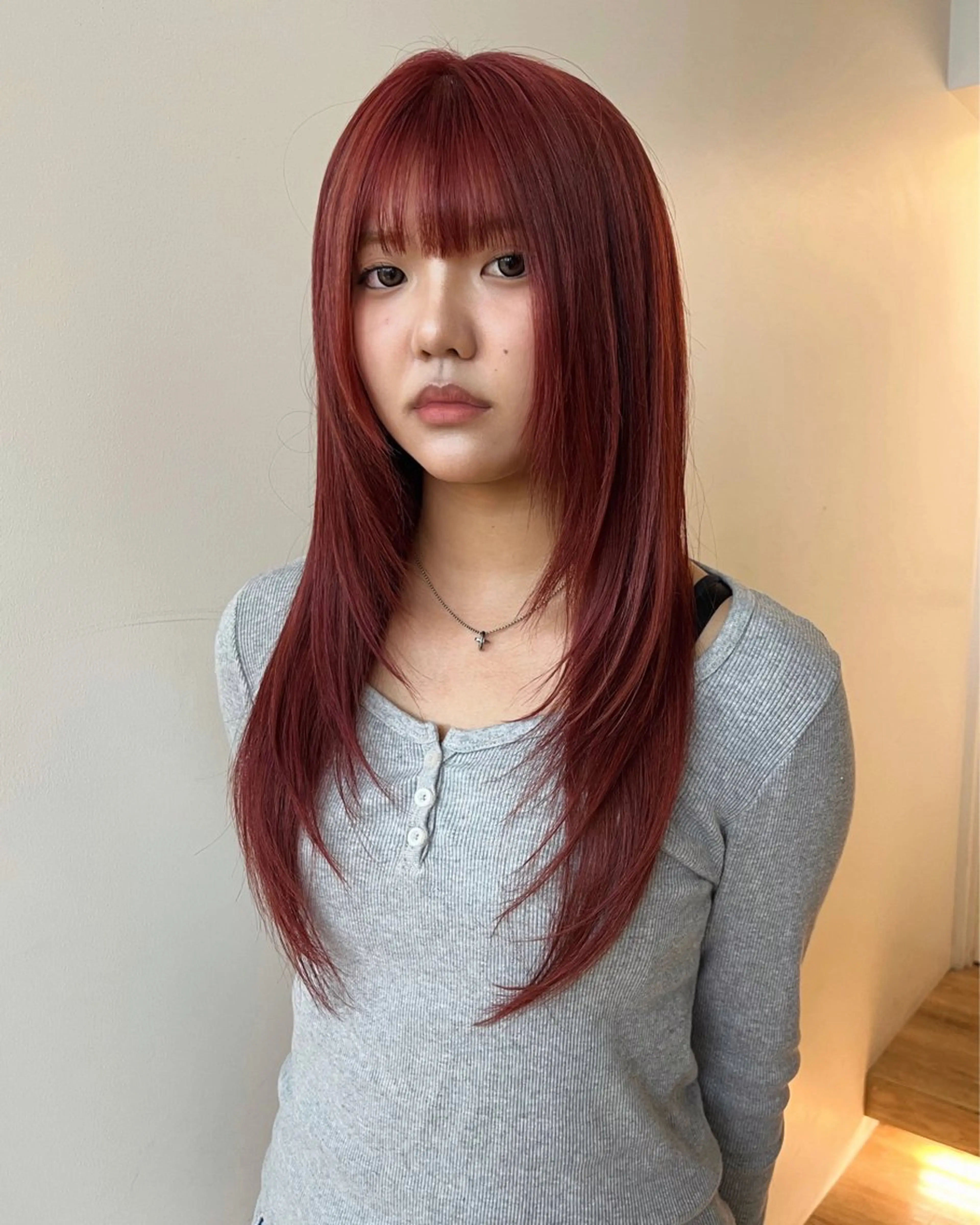 ロング カラー レイヤーカット シャギー 吉祥寺/個性派/ kazuha🩰のヘアスタイル