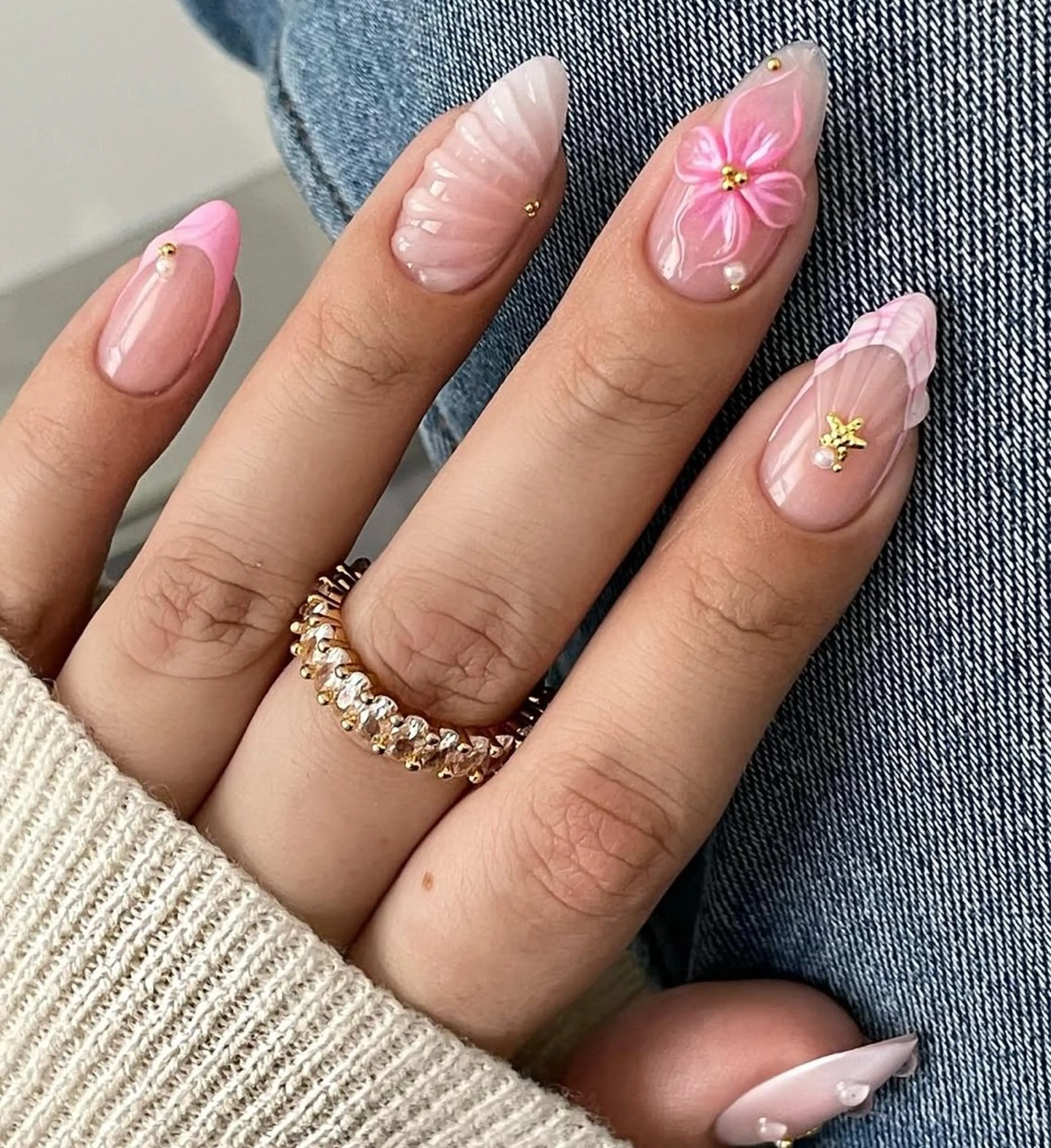 💓10本チップ長さ出し　アートネイル120分 ¥12500→¥11090の写真